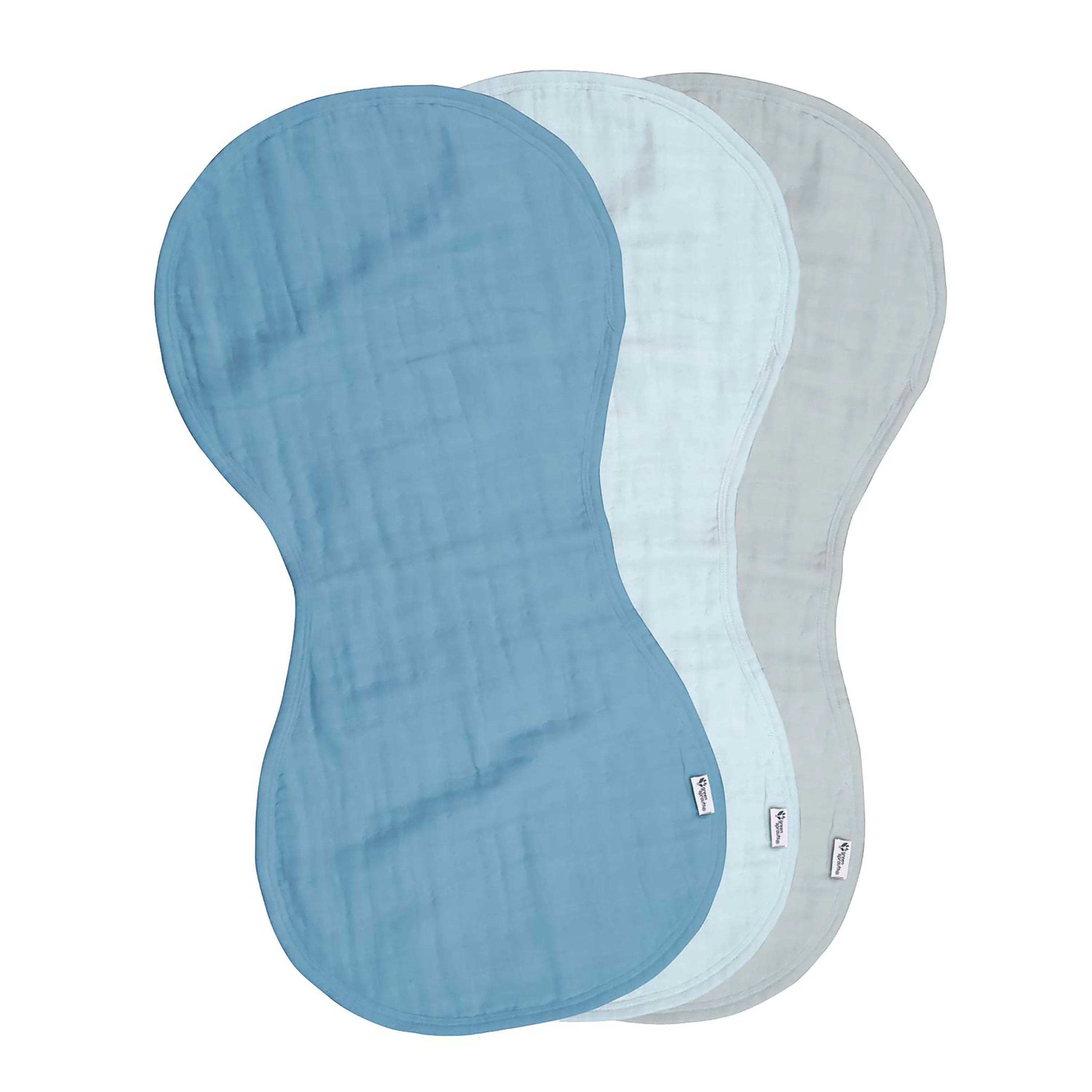 100% Certified Organic Cotton Muslin Burp Cloths - Image 10