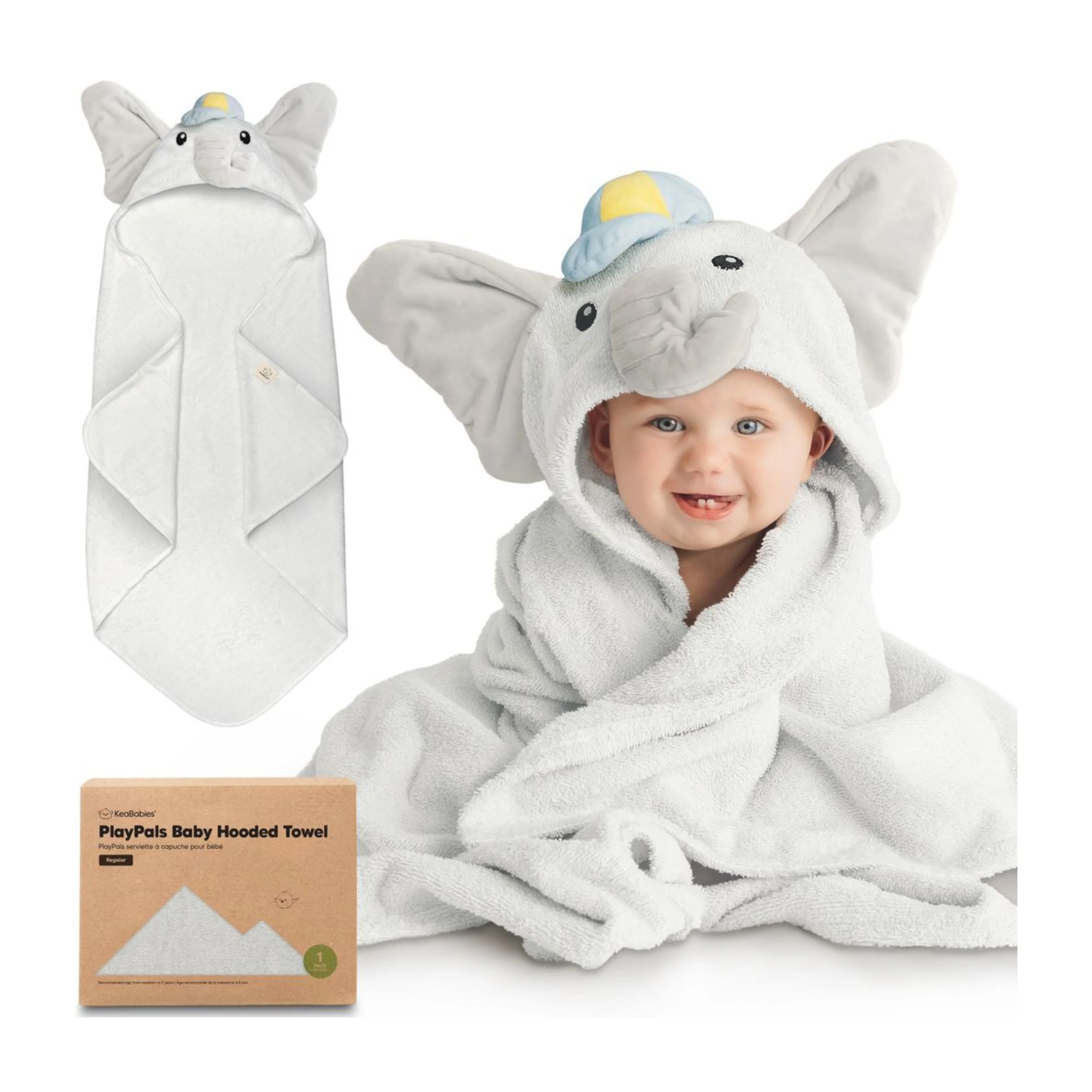 GOTS Certified, 100% Organic Cotton Hooded Towel - Image 17