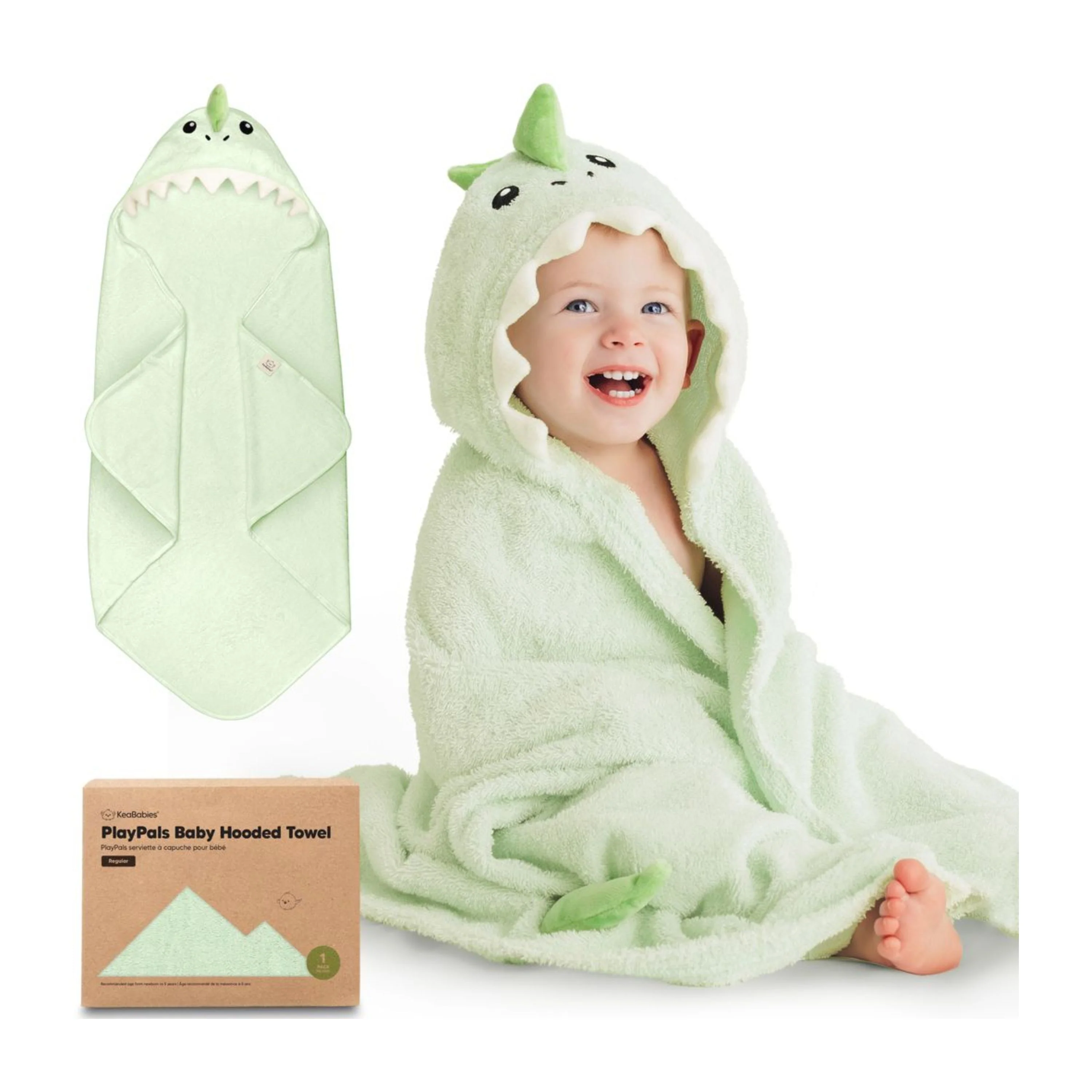 GOTS Certified, 100% Organic Cotton Hooded Towel - Image 6