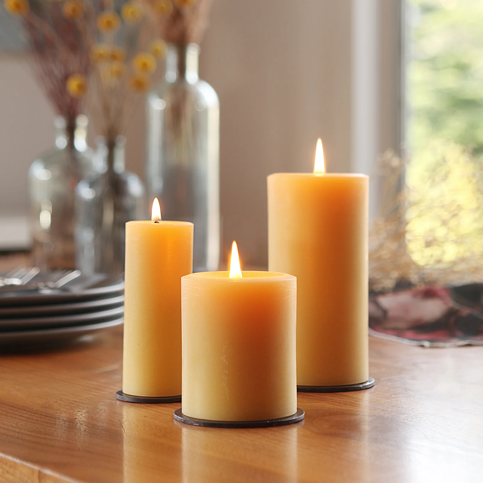 100% Pure Beeswax Pillar Candle - Image 16