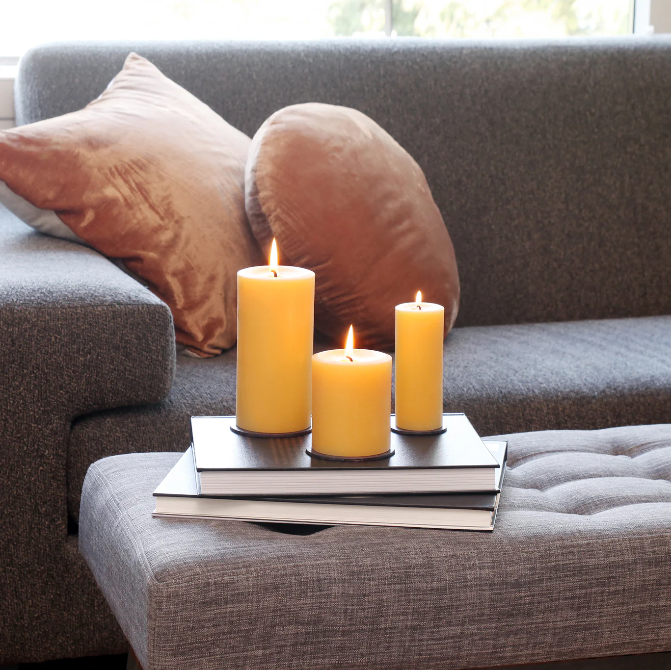 100% Pure Beeswax Pillar Candle - Image 5