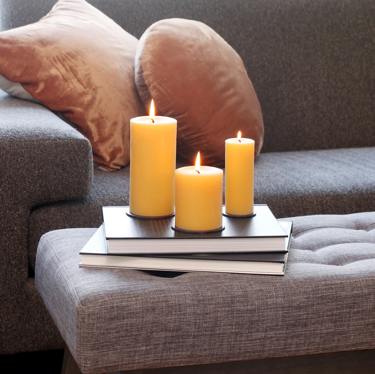 100% Pure Beeswax Pillar Candle - Image 8