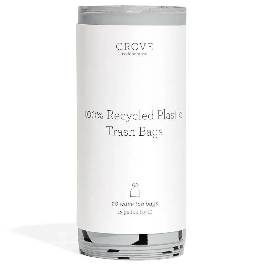 100% Recycled Plastic Trash Bags, 13-Gallon – Fragrance-Free, Ultra-Strong - Image 2