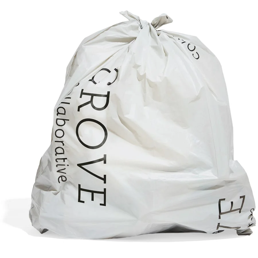 100% Recycled Plastic Trash Bags, Tall Kitchen, Easy-Tie - 13 Gallon - Image 2
