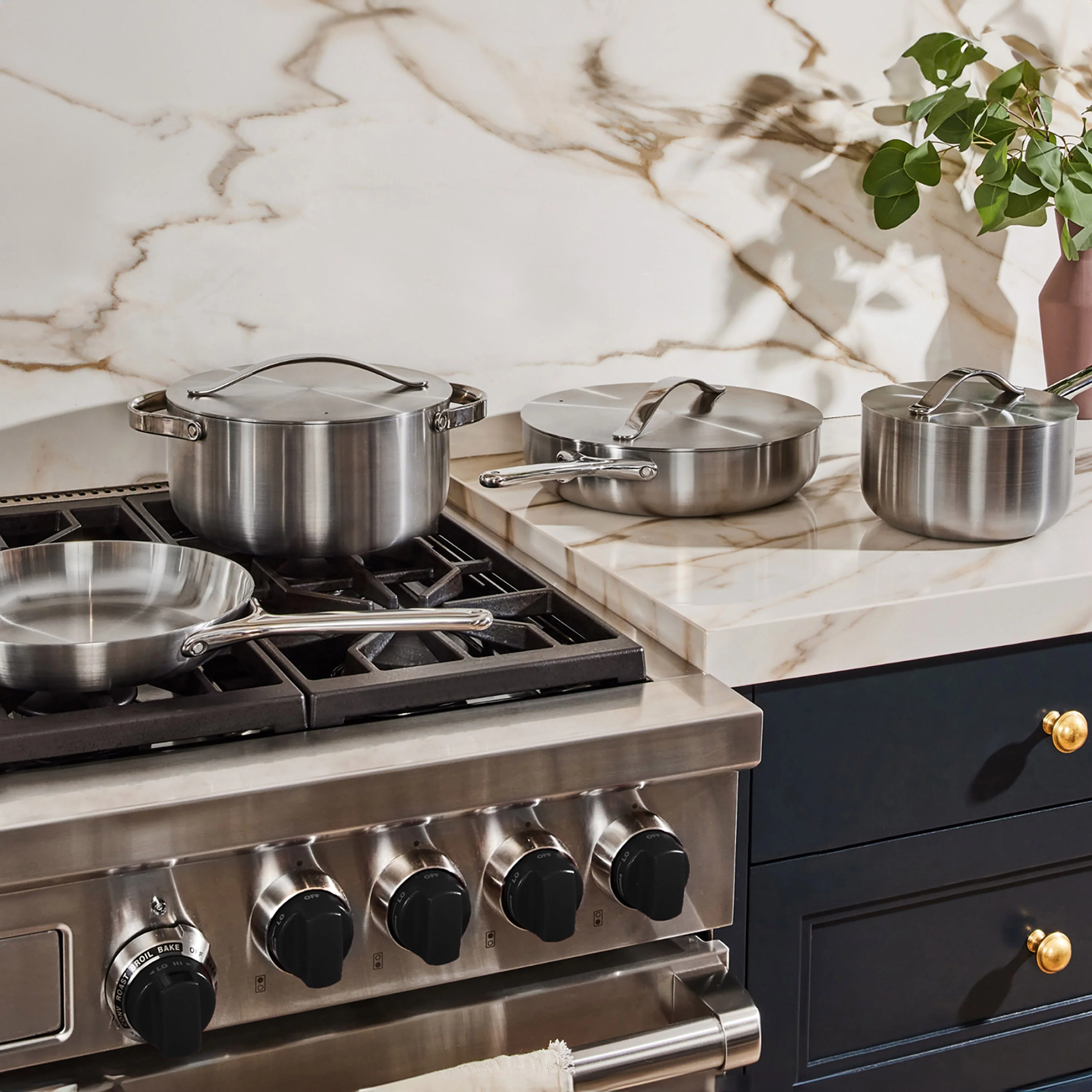 12-Piece Stainless Steel Cookware Set With Complimentary Storaget - Image 4