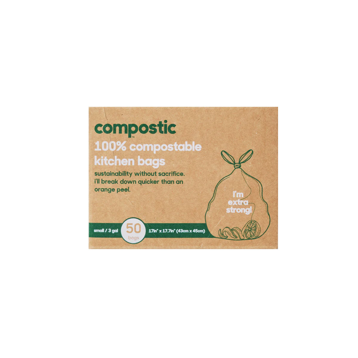 3 Gallon Home Compostable Trash Bags - Image 3