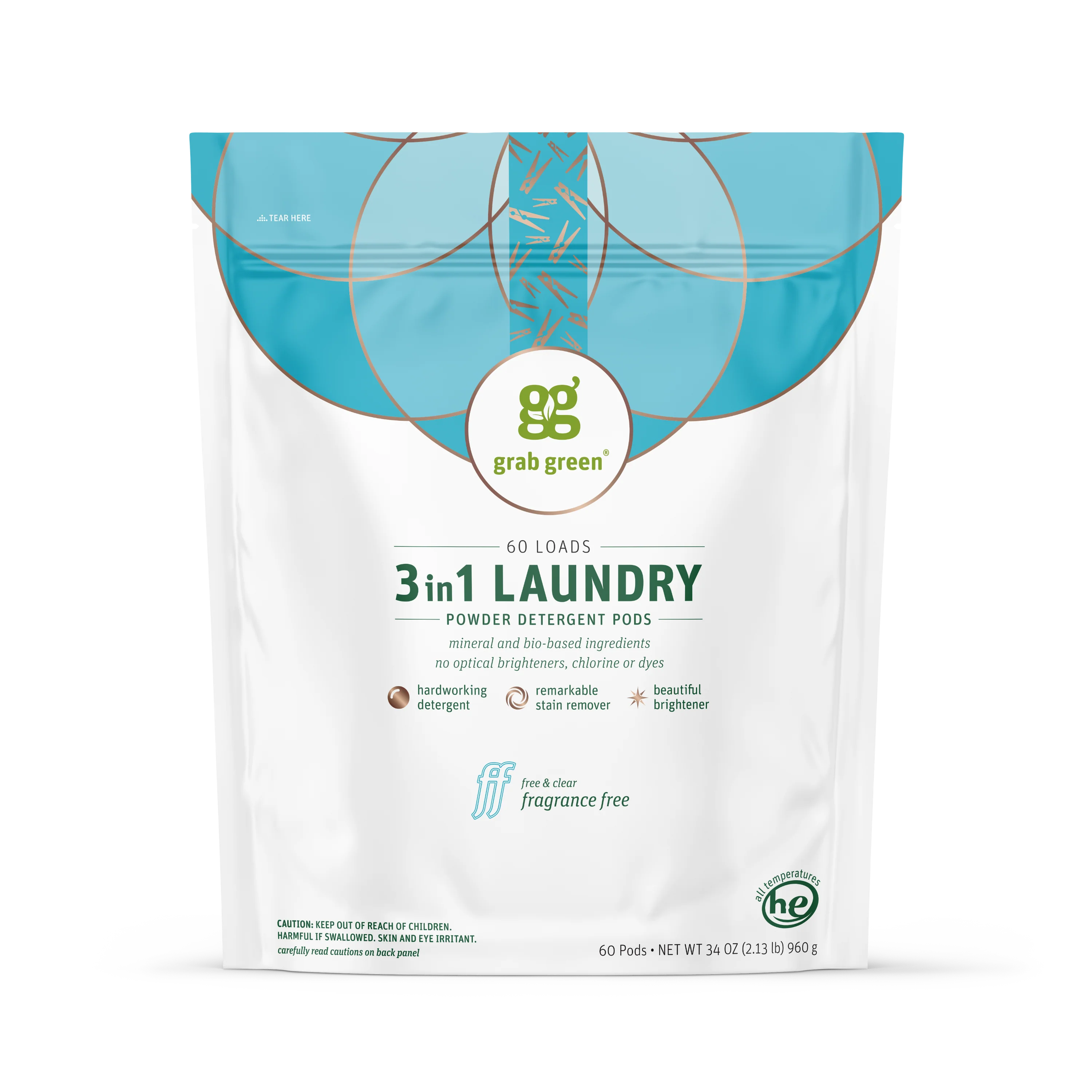 3 in 1 Laundry Detergent Pods - Fragrance Free - Image 5
