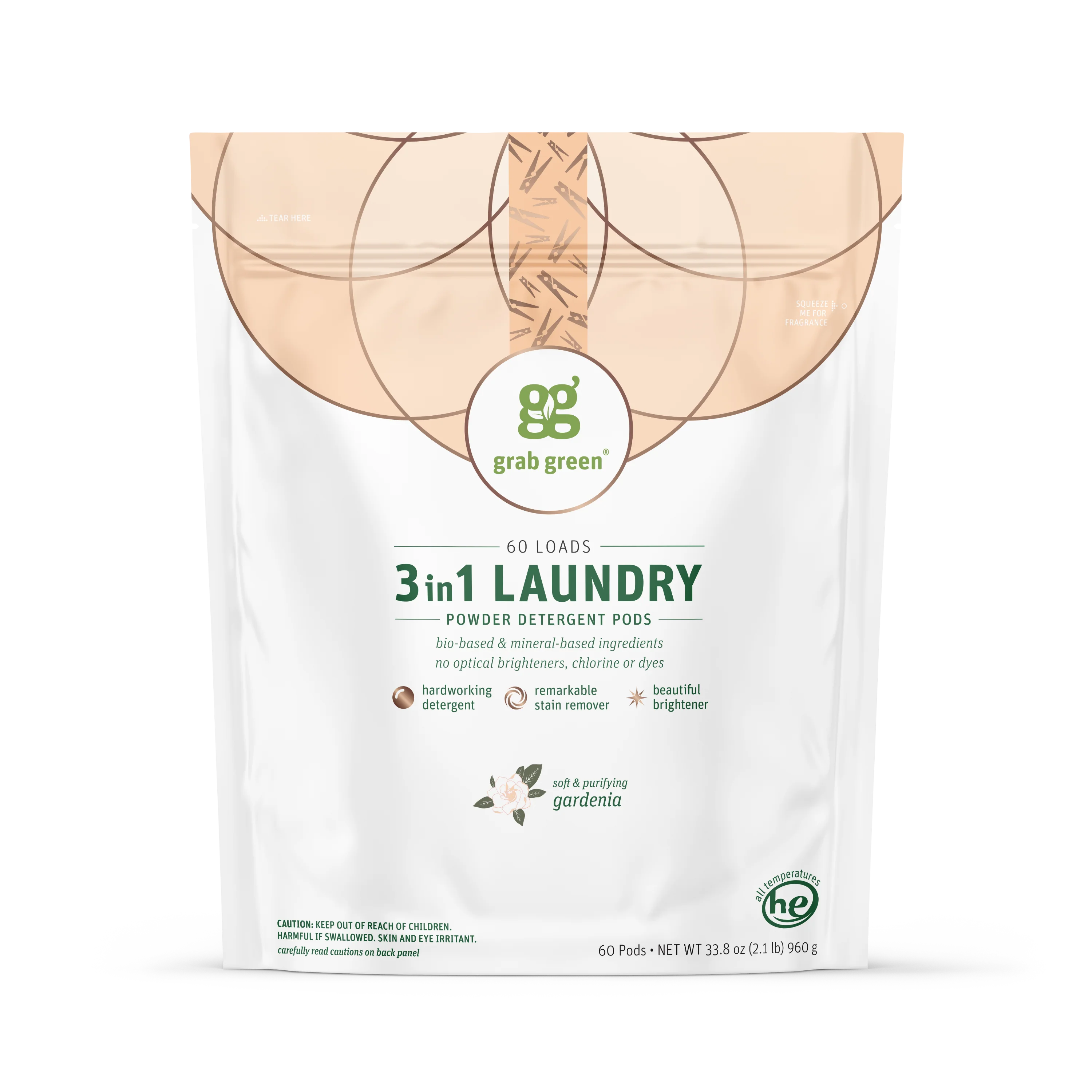 3 in 1 Laundry Detergent Pods - Gardenia - Image 3