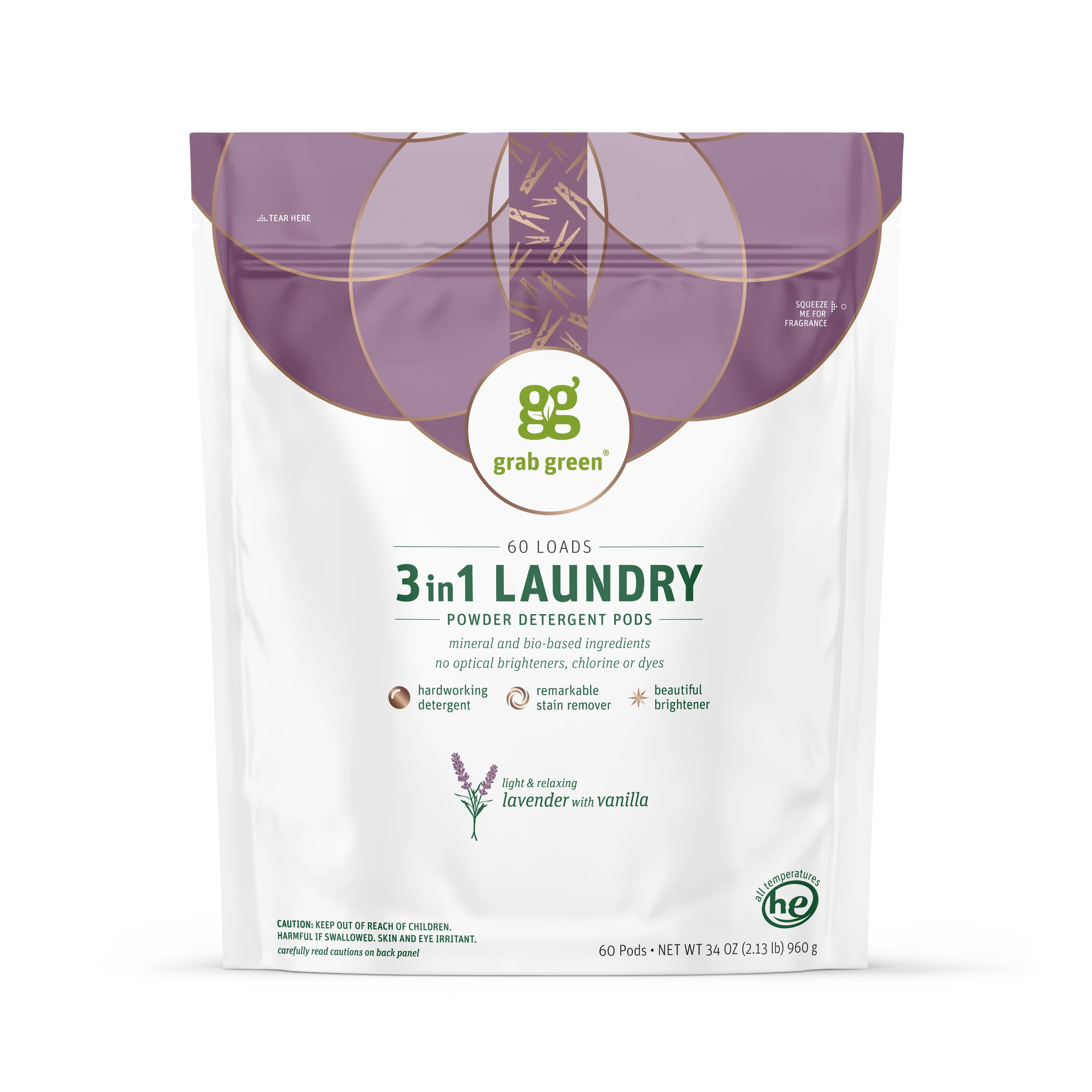 3 in 1 Laundry Detergent Pods - Lavender with Vanilla - Image 3