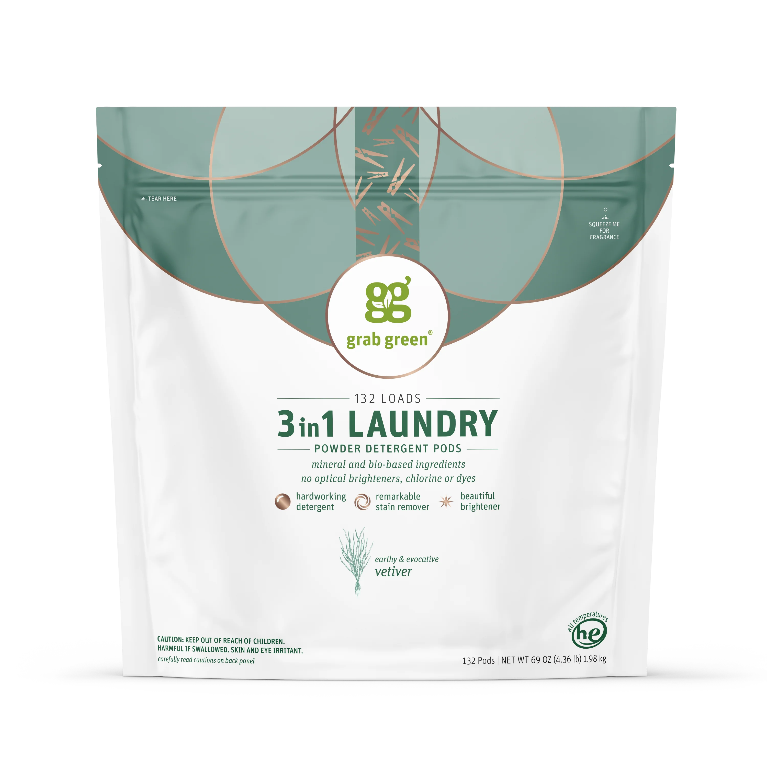 3 in 1 Laundry Detergent Pods - Vetiver - Image 5