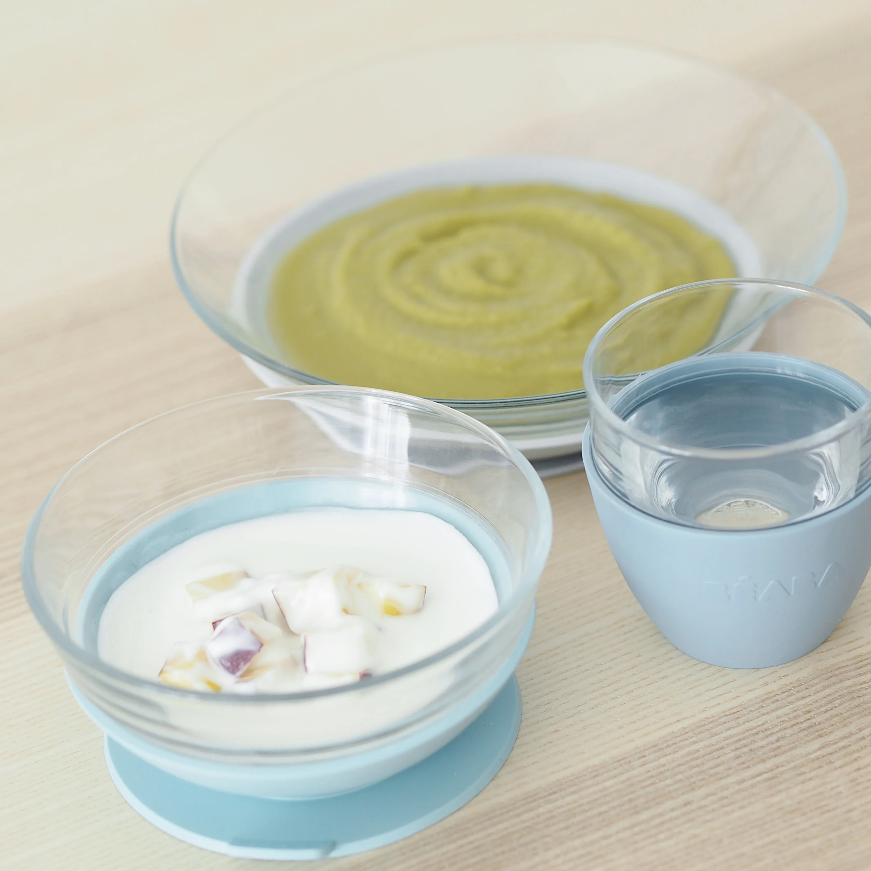 3-Piece Glass Suction Baby and Toddler Feeding Set - Image 6