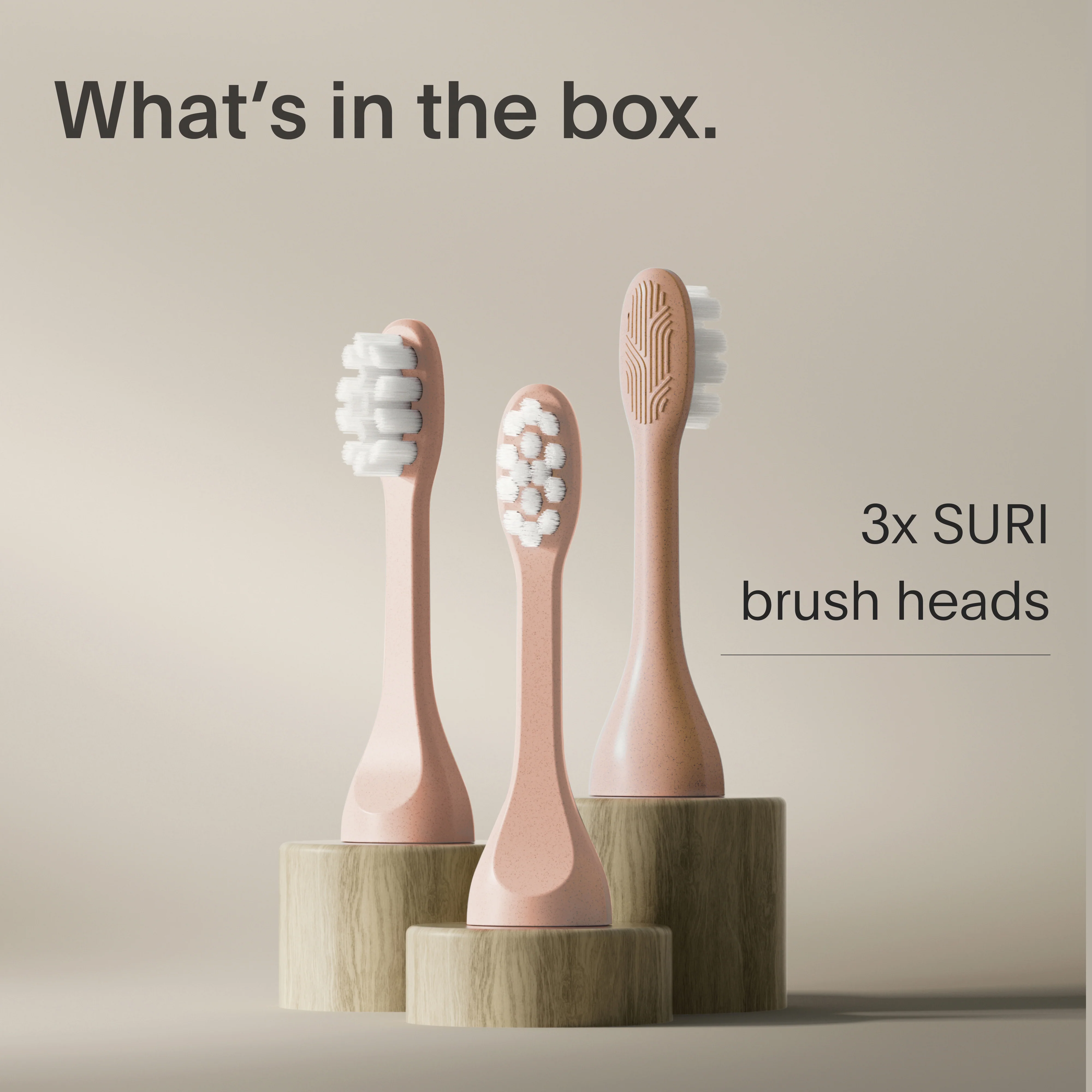 3x SURI Brush Replacement Heads - Image 19