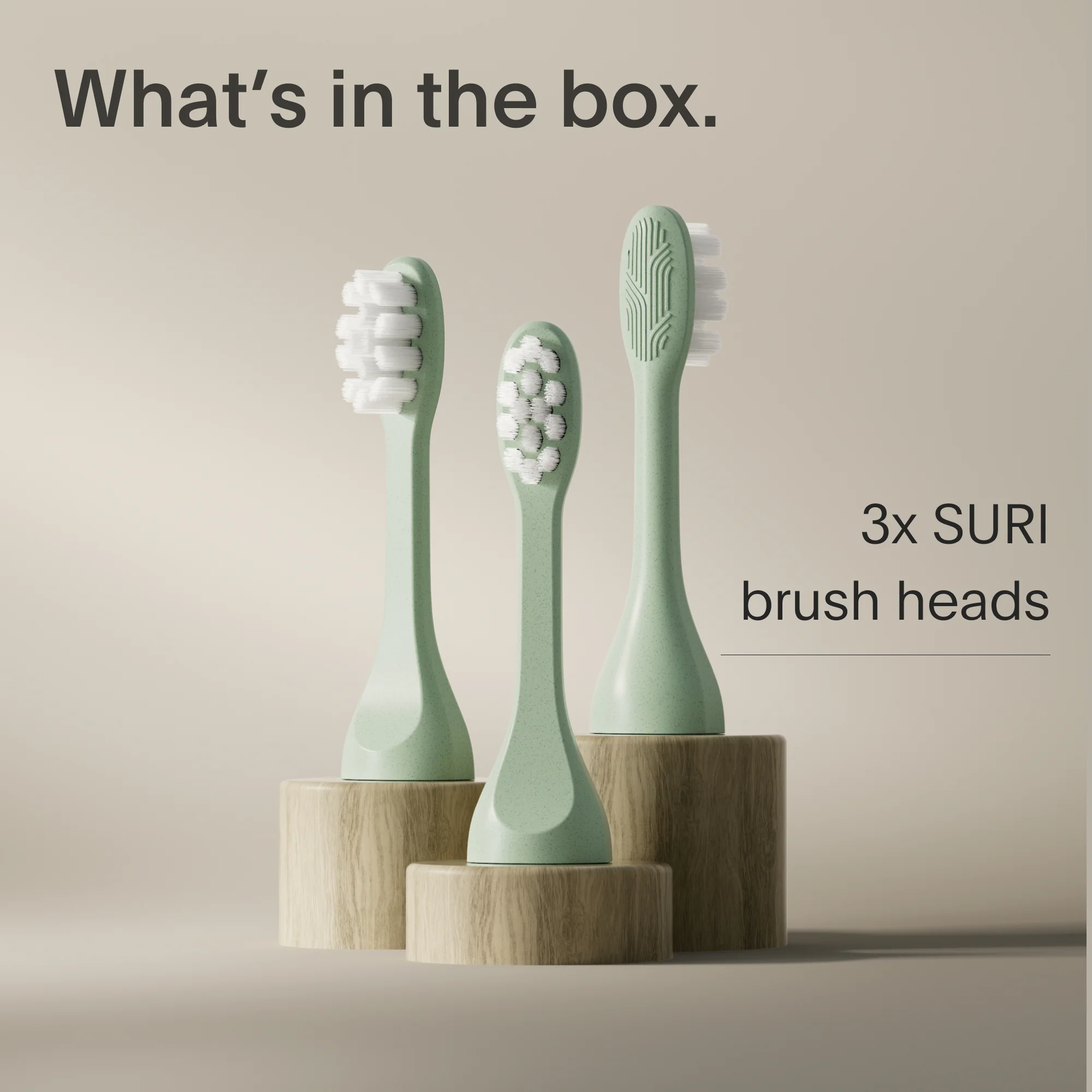 3x SURI Brush Replacement Heads - Image 7