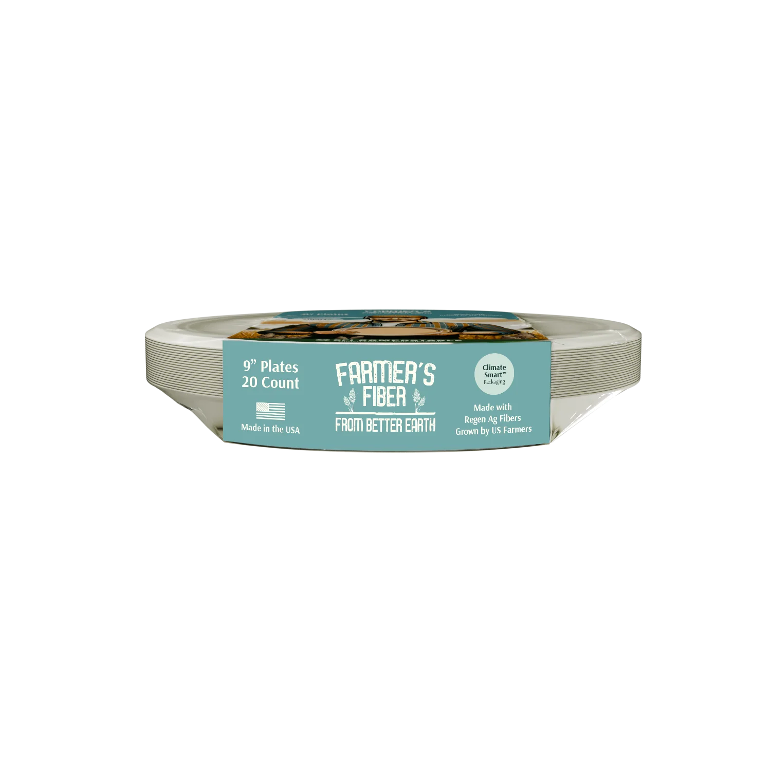 9" Farmer's Fiber Collection Round Plate - Image 3