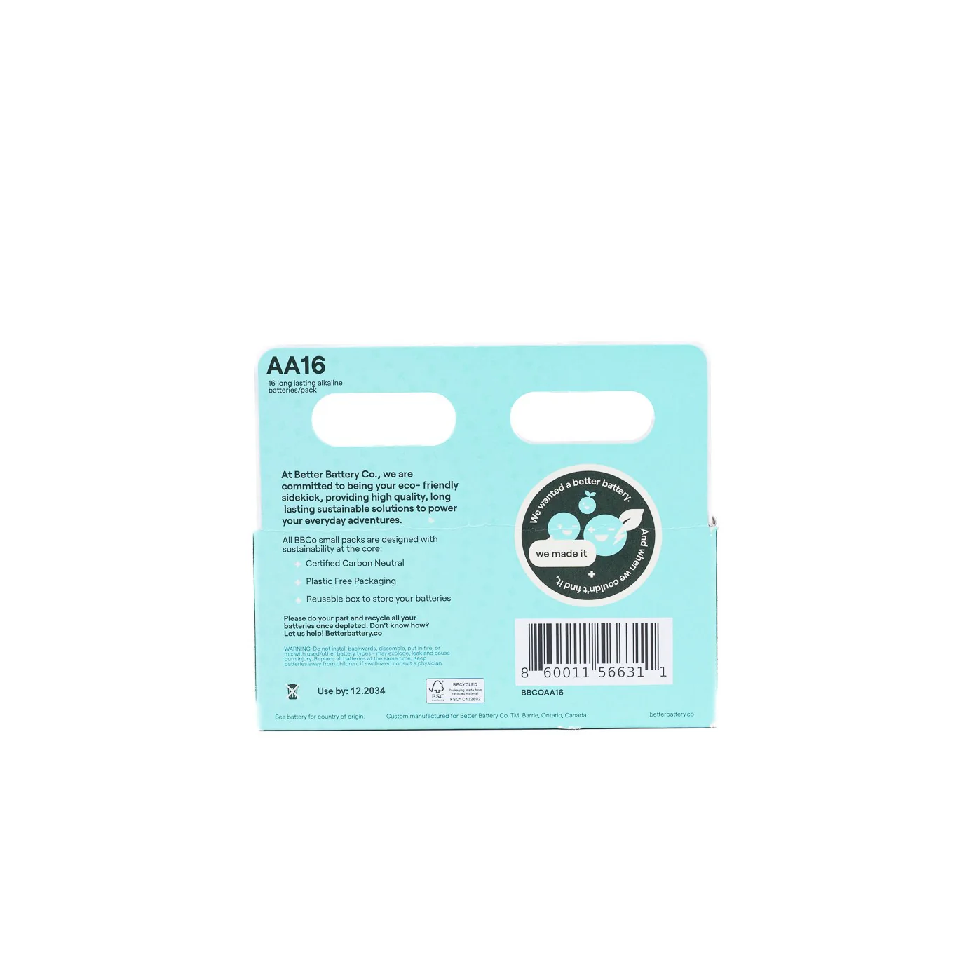 AA Alkaline Batteries - Zero-Waste, Carbon-Neutral - Image 7