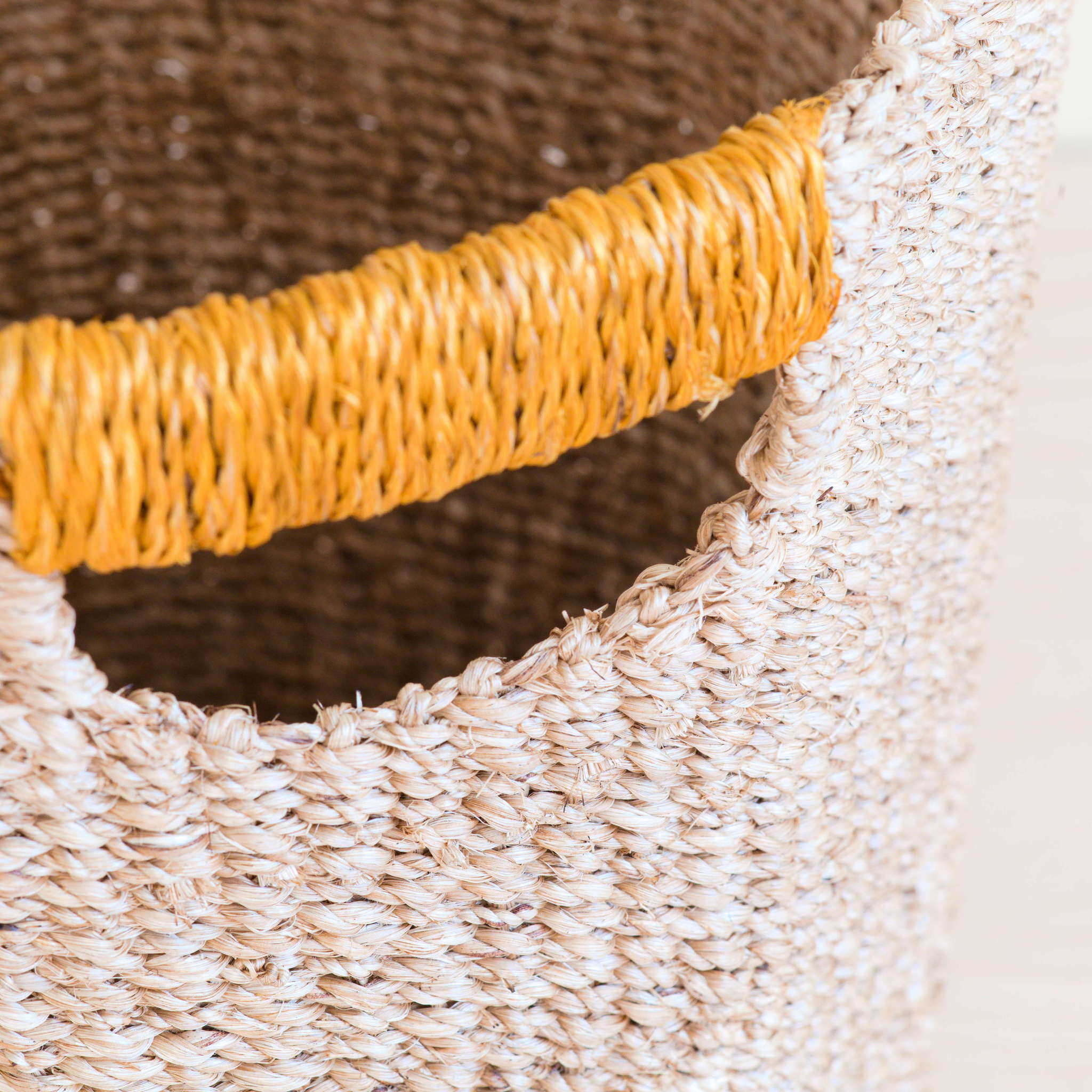 Abaca Octagon Basket - Image 6