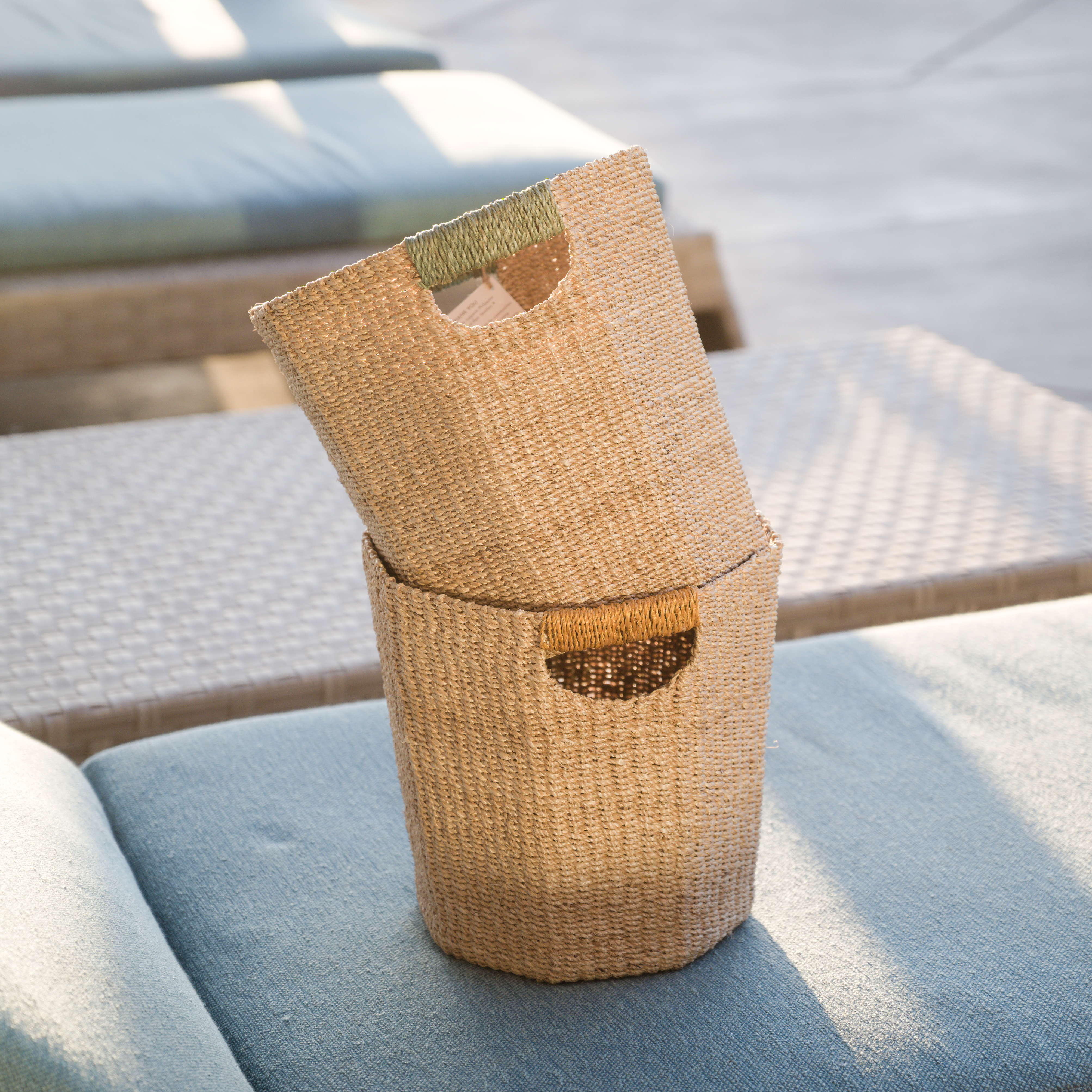 Abaca Octagon Basket - Image 3