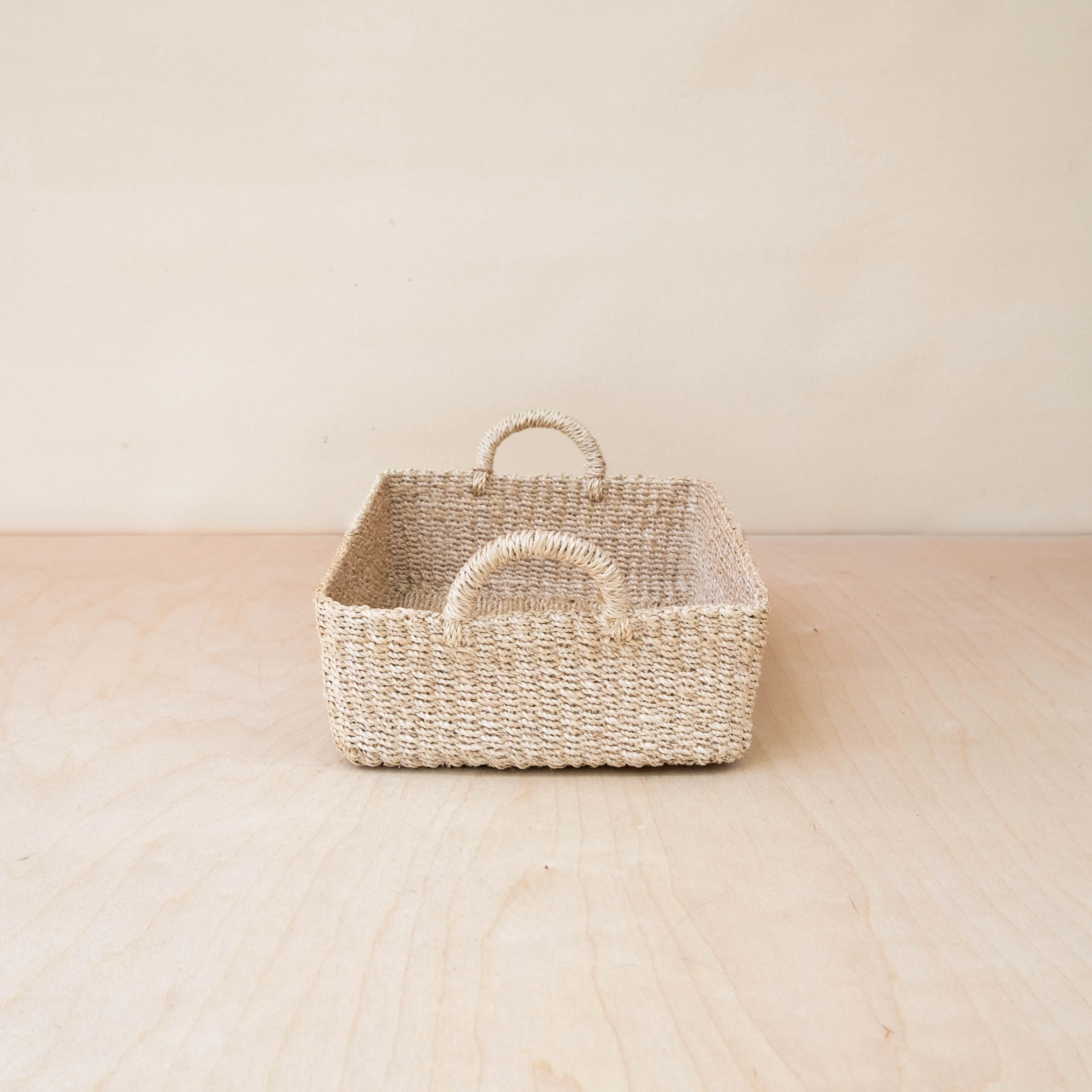 Abaca Rectangle Tray with Handles - Image 5