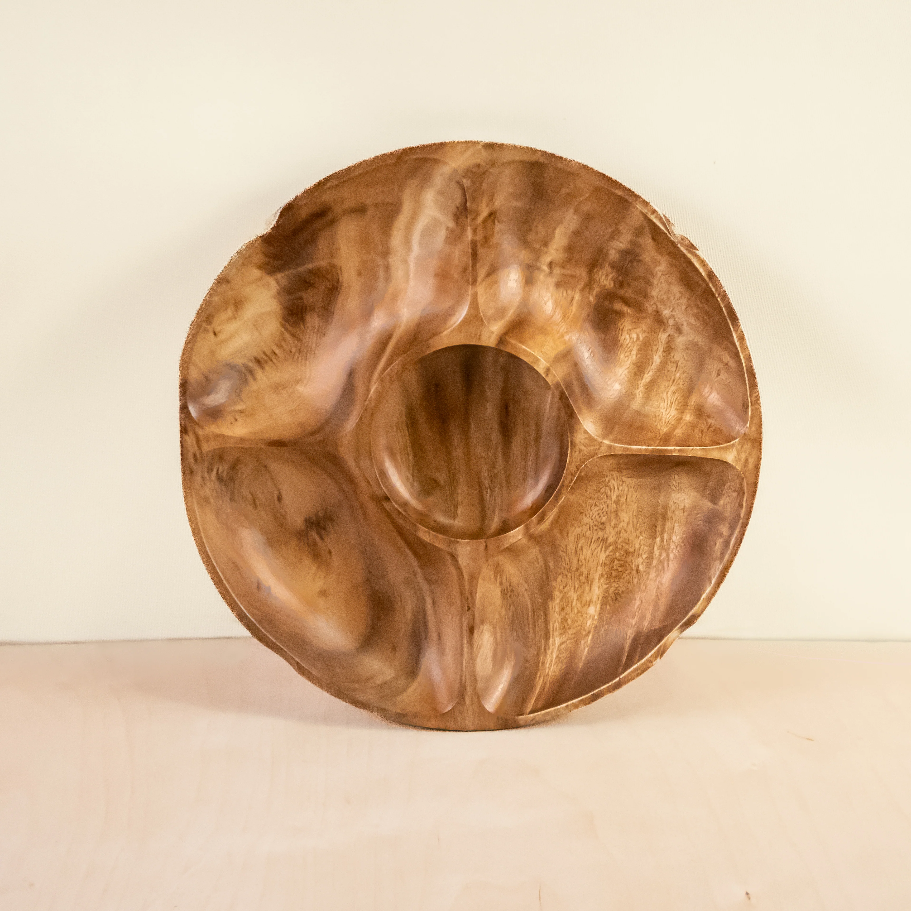 Acacia Serving Tray 5-Compartment - Image 2