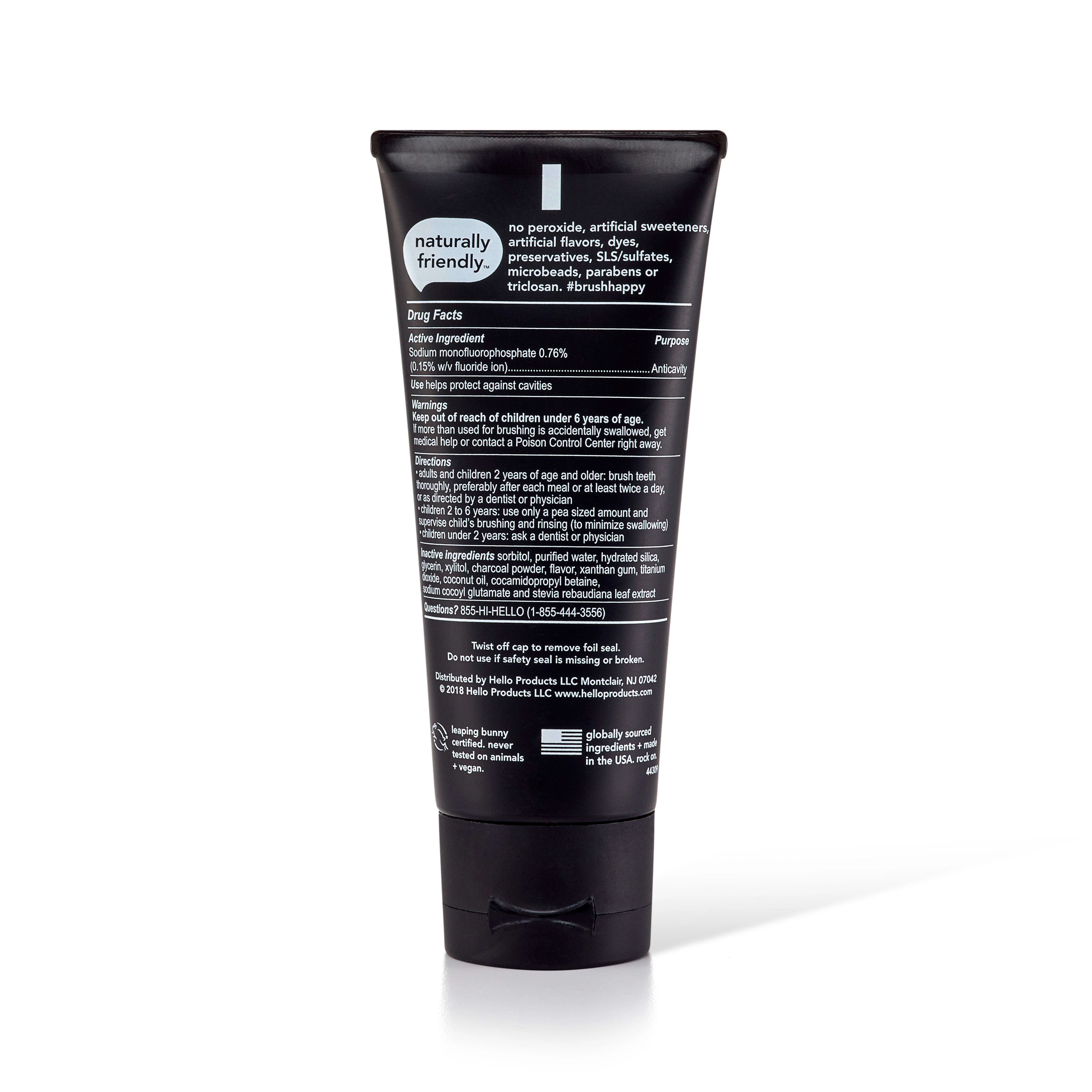 hello Activated Charcoal Epic Whitening Fluoride Free Toothpaste - Image 5