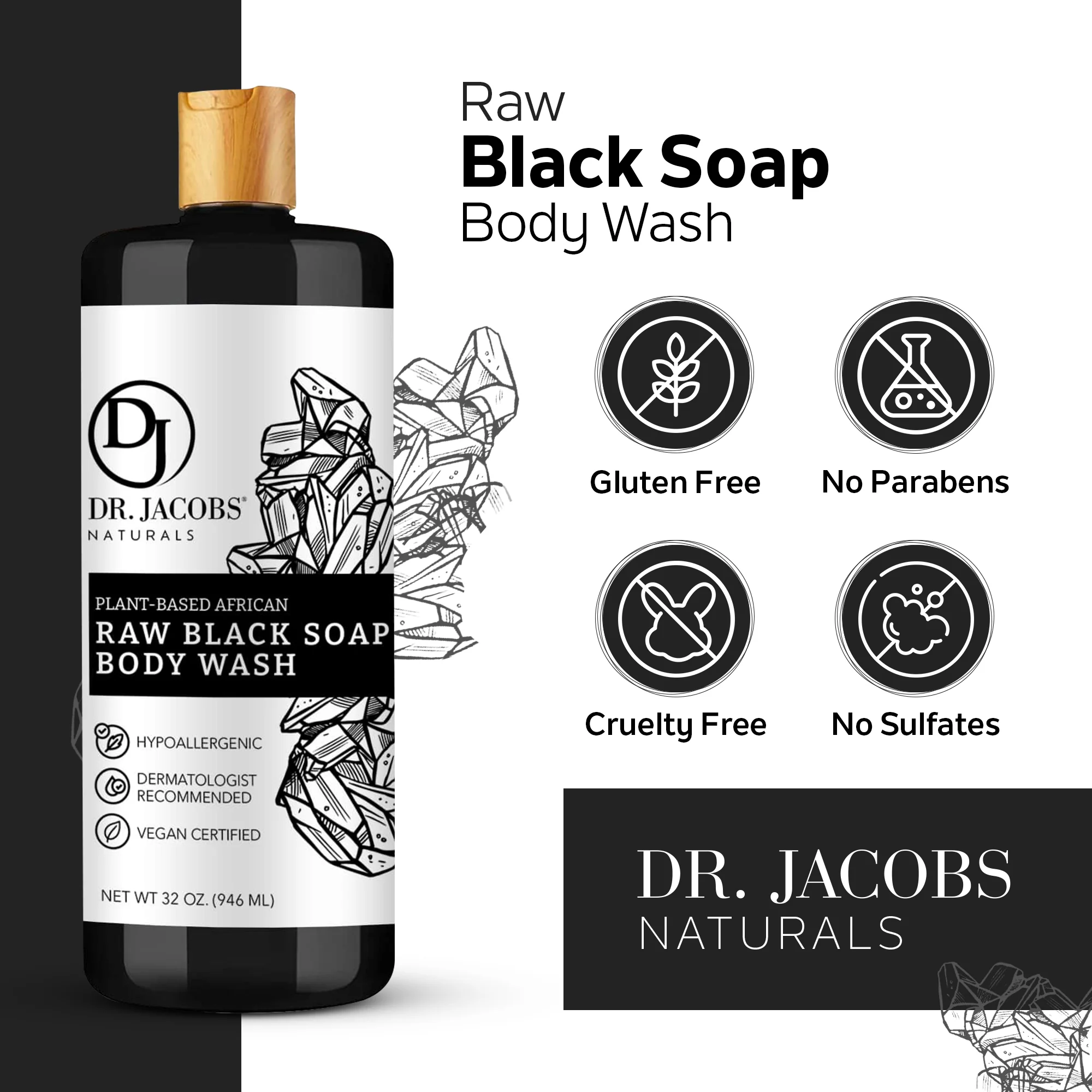 African Black Soap Body Wash - Image 11