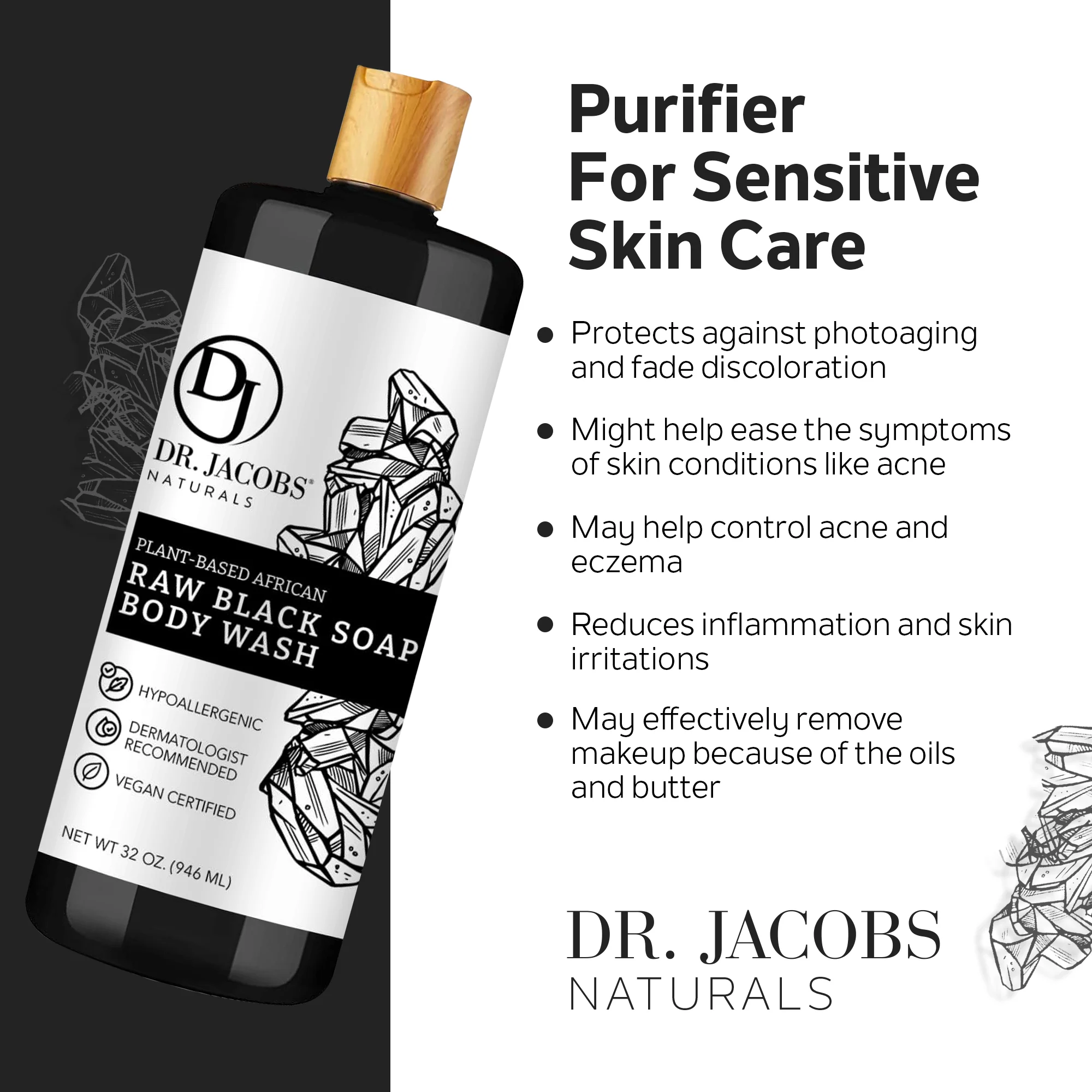 African Black Soap Body Wash - Image 12