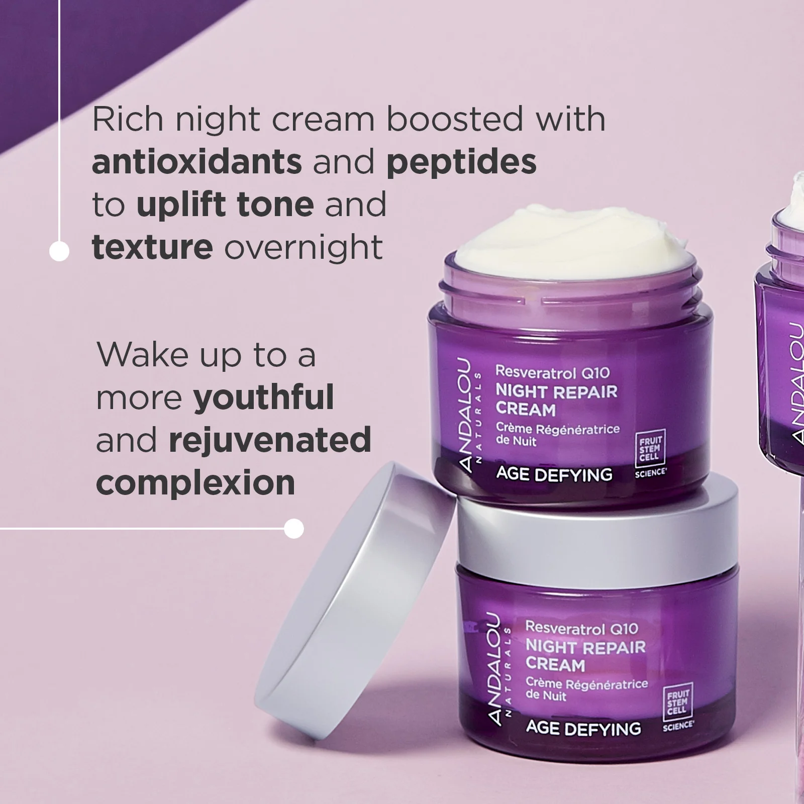 Age Defying Resveratrol Q10 Night Repair Cream - Image 7