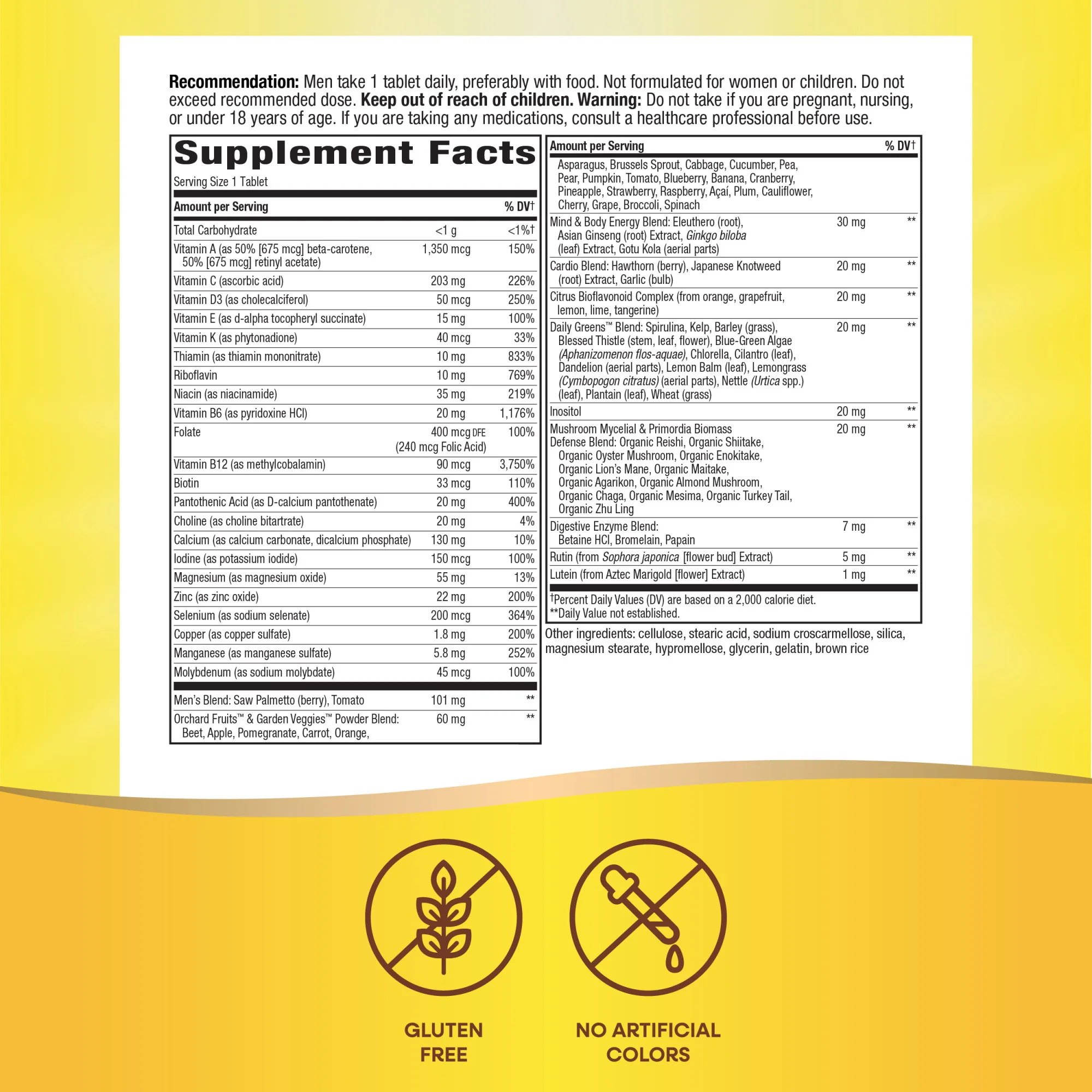 Alive!® Men's 50+ Ultra Multivitamin - Image 10