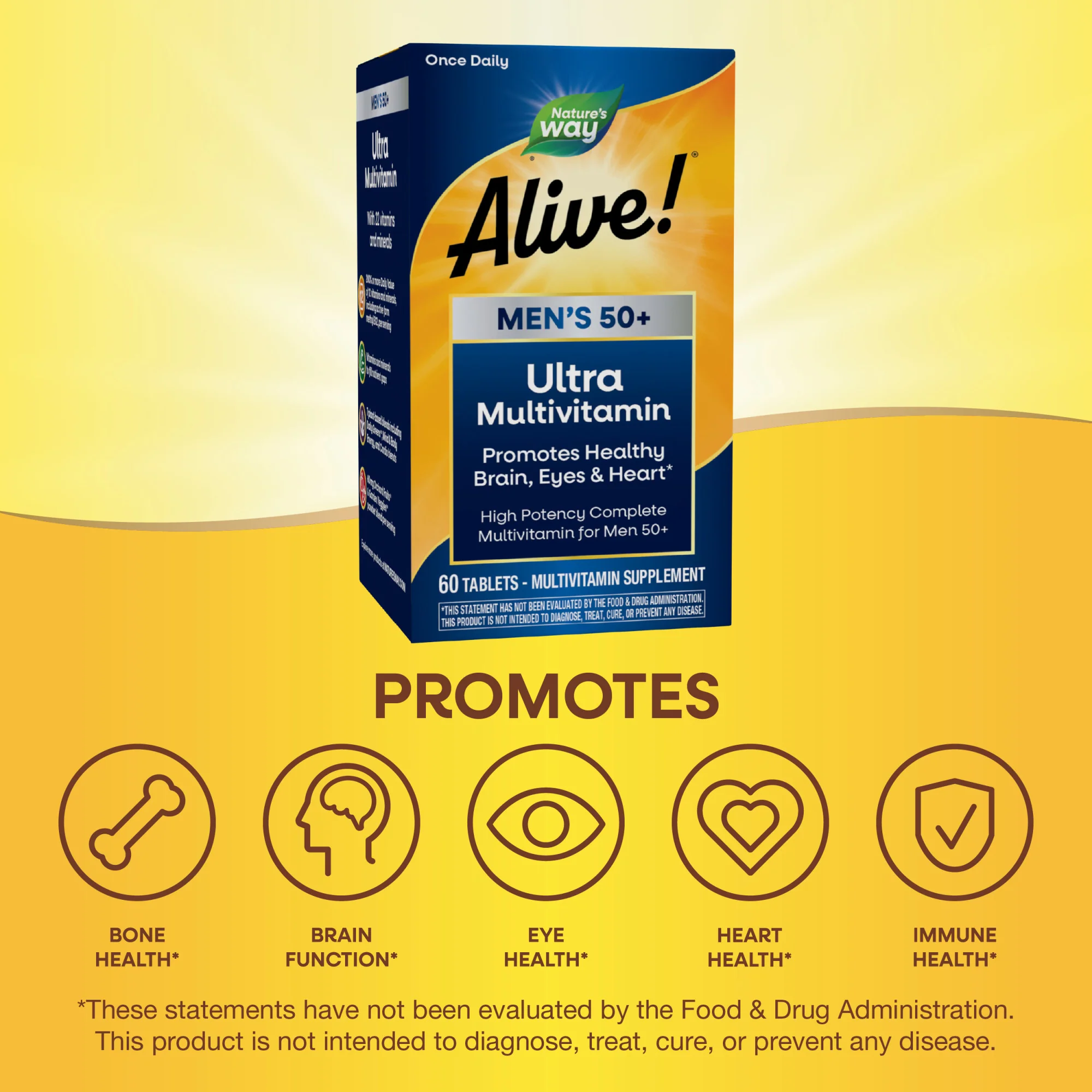 Alive!® Men's 50+ Ultra Multivitamin - Image 8