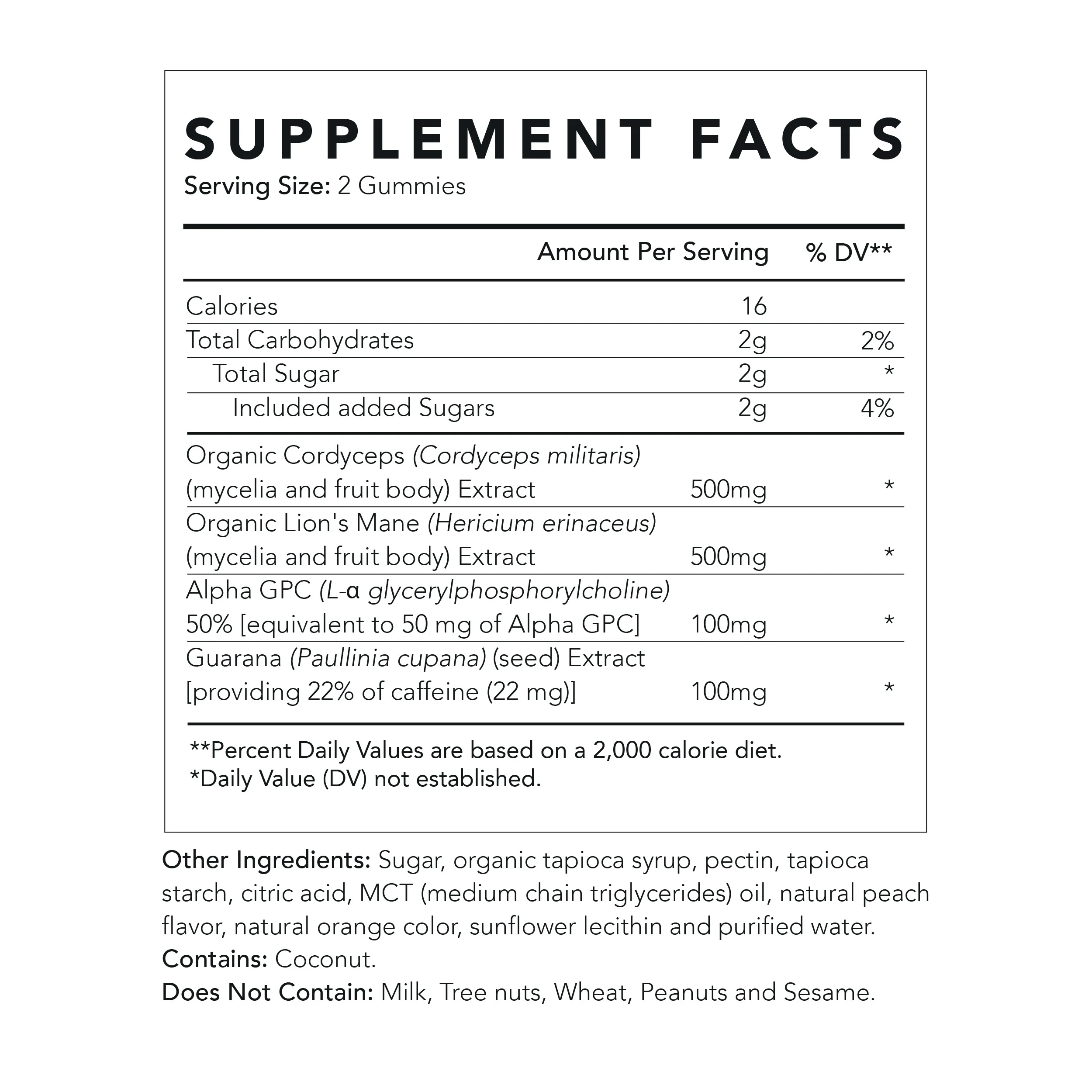 AM Mushroom Gummies - Focus & Energy - Image 2