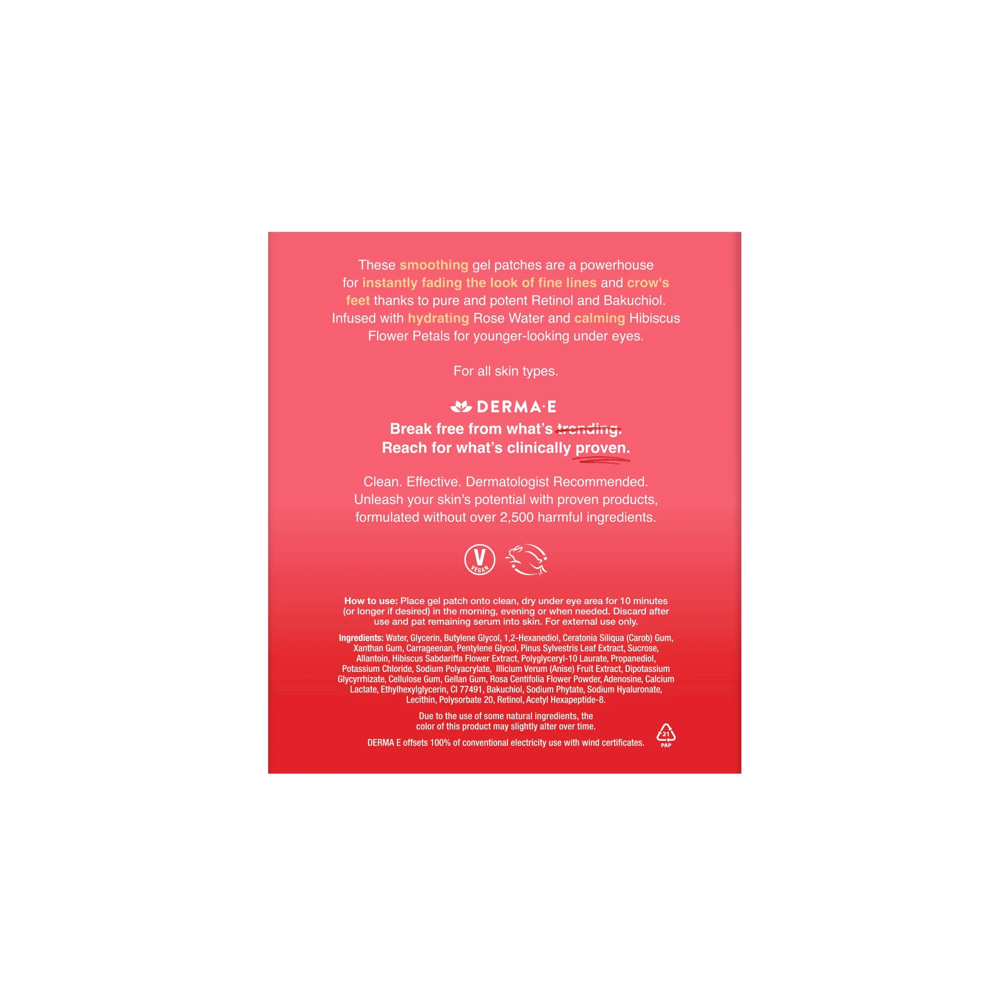 Anti-Wrinkle Retinol Hydro Gel Patches - Image 3