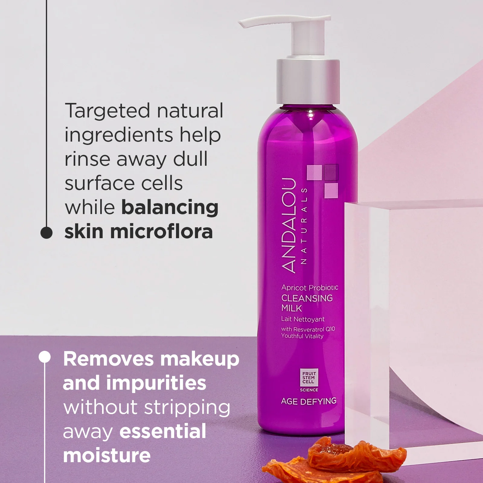 Age Defying Apricot Probiotic Cleansing Milk - Image 5