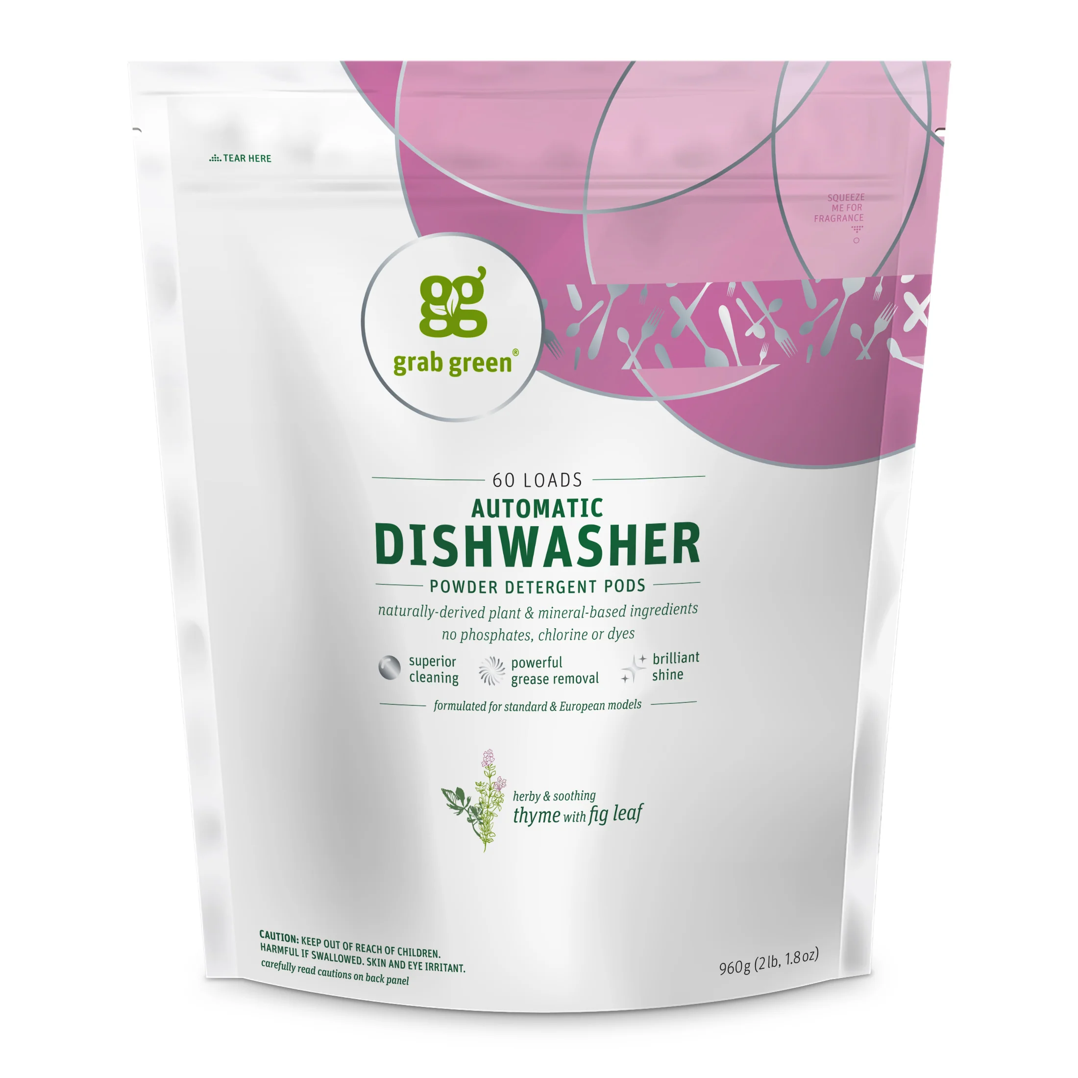 Automatic Dishwasher Detergent Pods - Thyme with Fig Leaf - Image 2