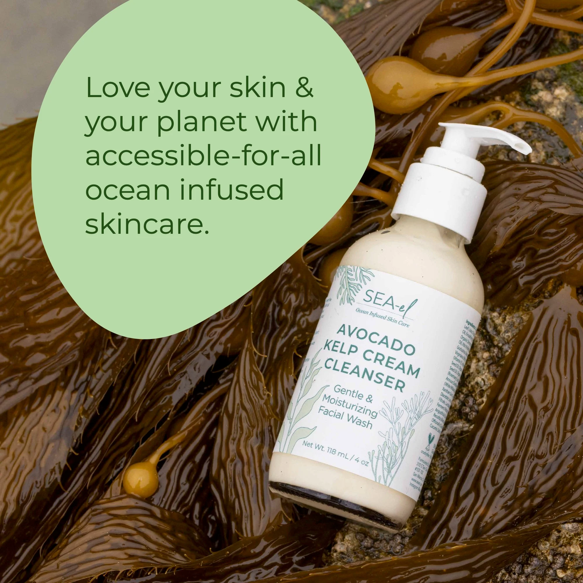 Avocado Kelp Cream Cleanser - Image 7