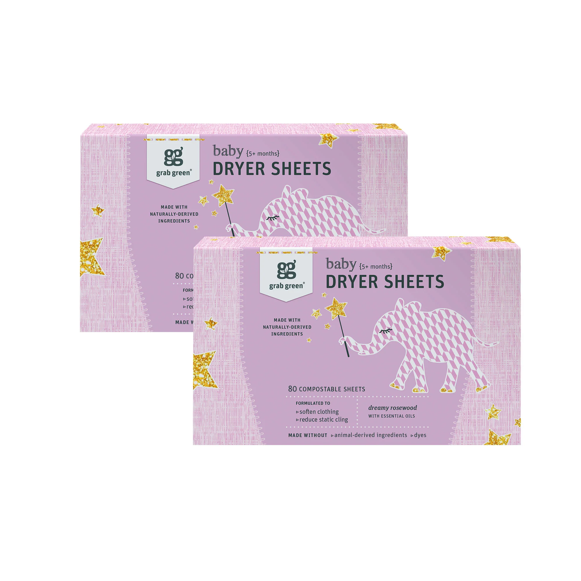 Baby Dryer Sheets (5+ Months) - Rosewood - Image 3