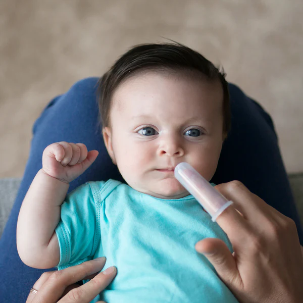 Baby Finger Toothbrush - BPA Free, 100% Food-Grade Silicone - Image 3