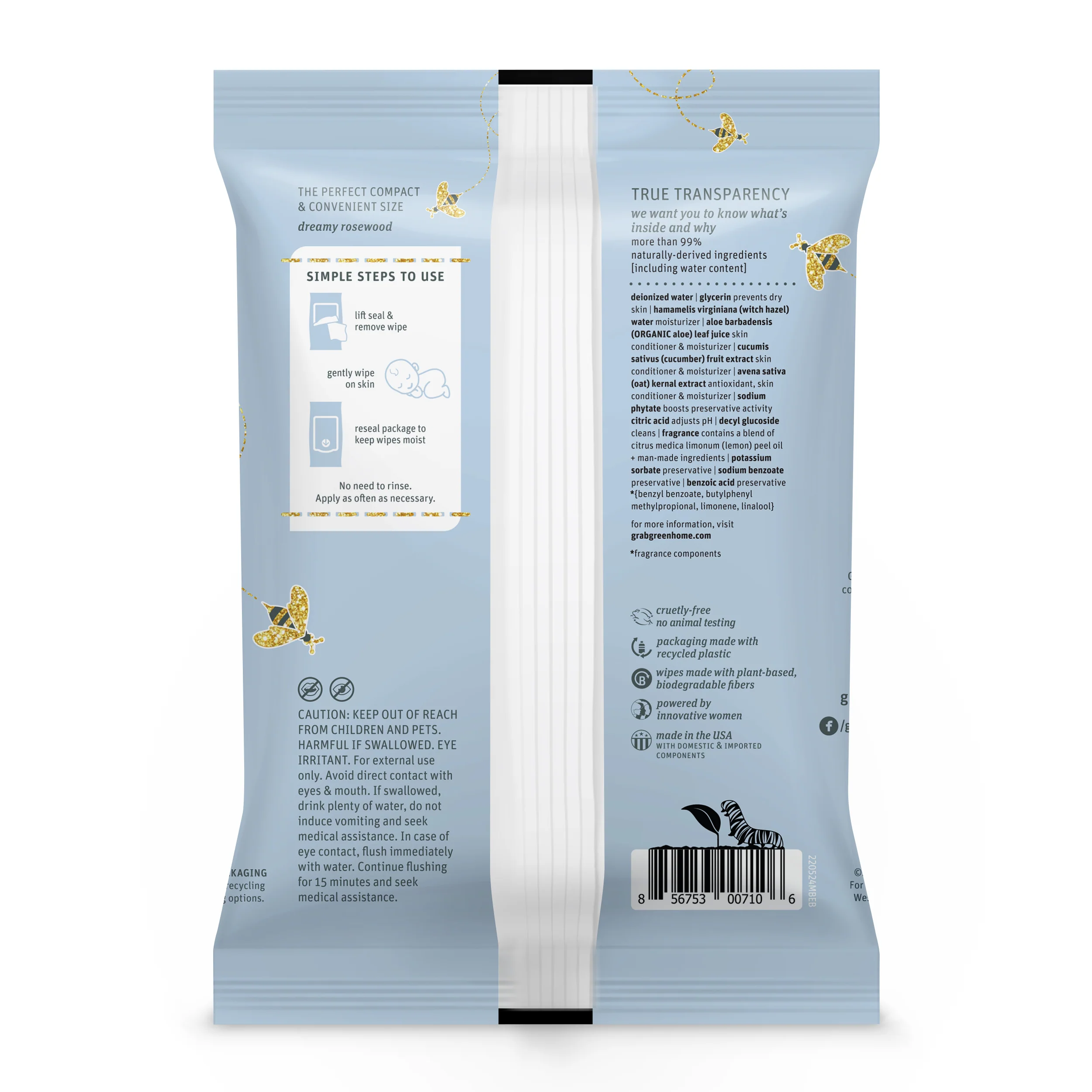 Baby Wipes - Witch Hazel - Image 3