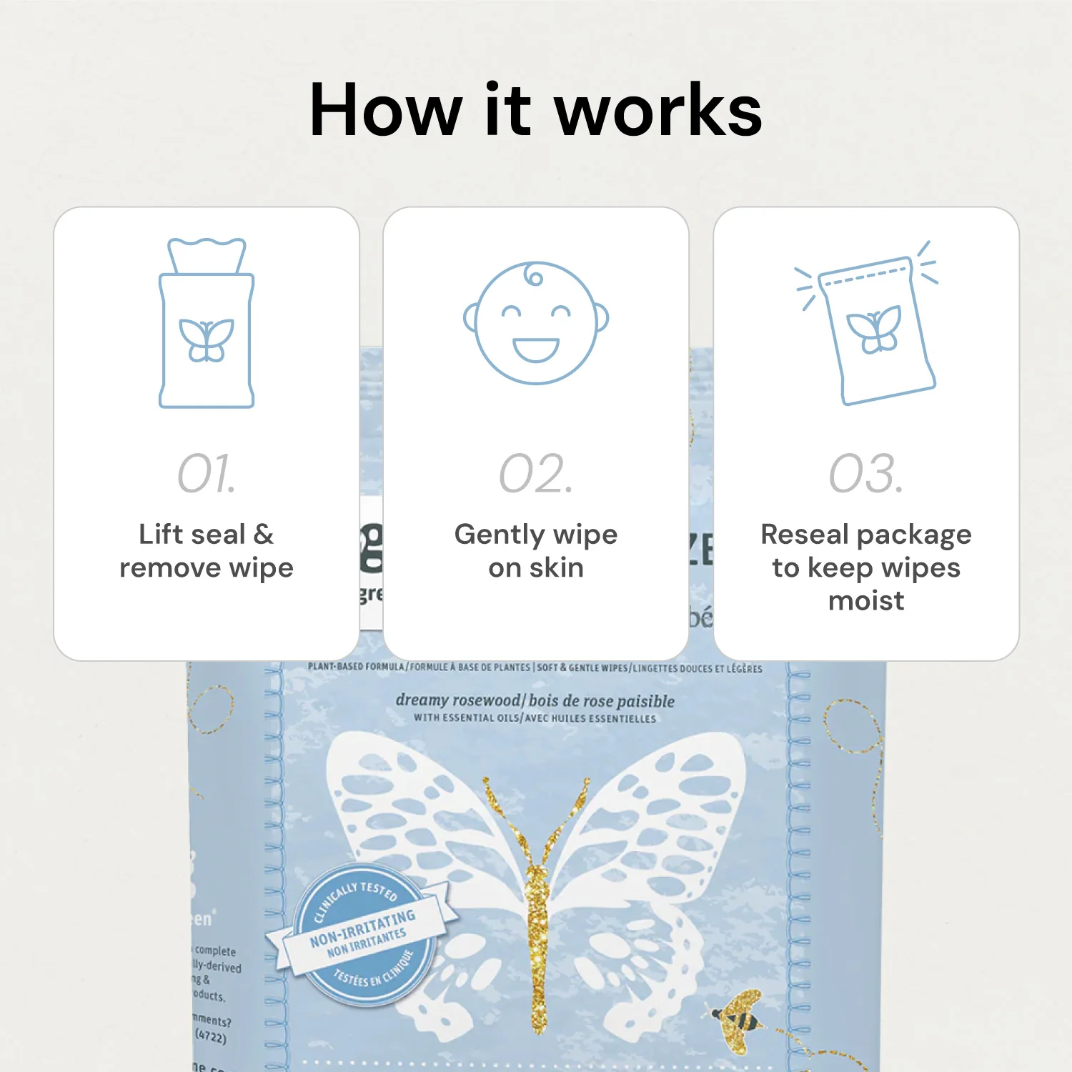 Baby Wipes - Witch Hazel - Image 4