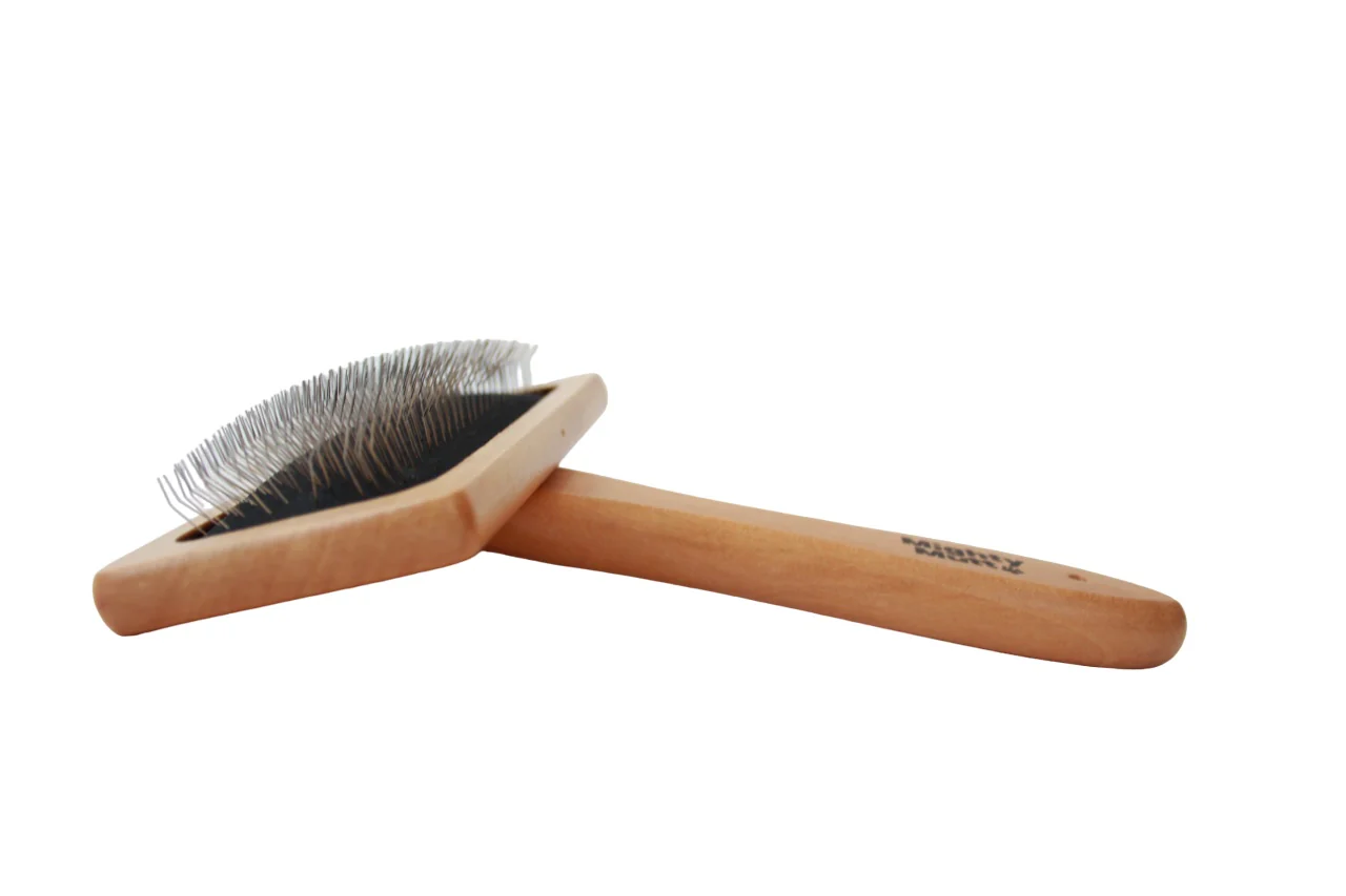 Bamboo Grooming Brush for Pets - Slicker Brush - Image 4