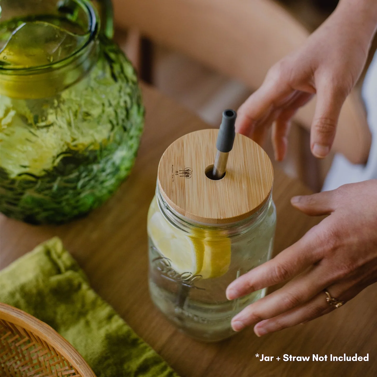 Bamboo Mason Jar Lids - Image 5