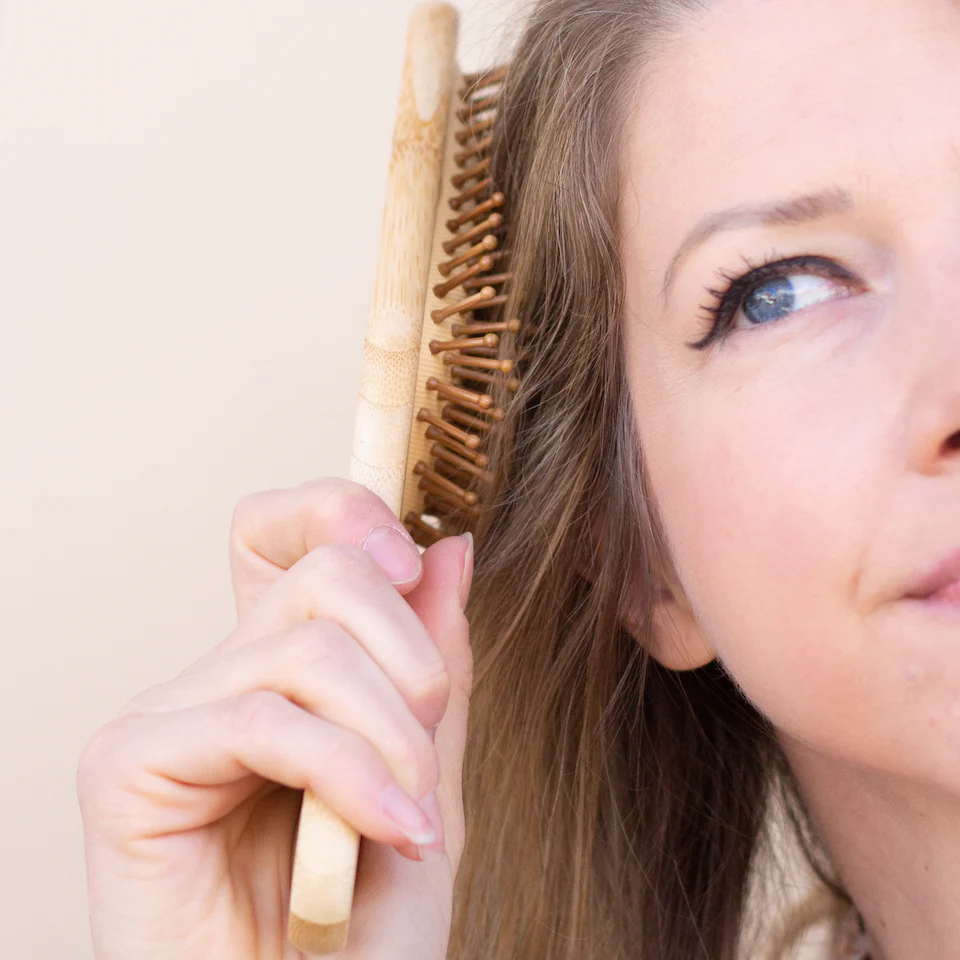 Bamboo Paddle Hairbrush - Image 2