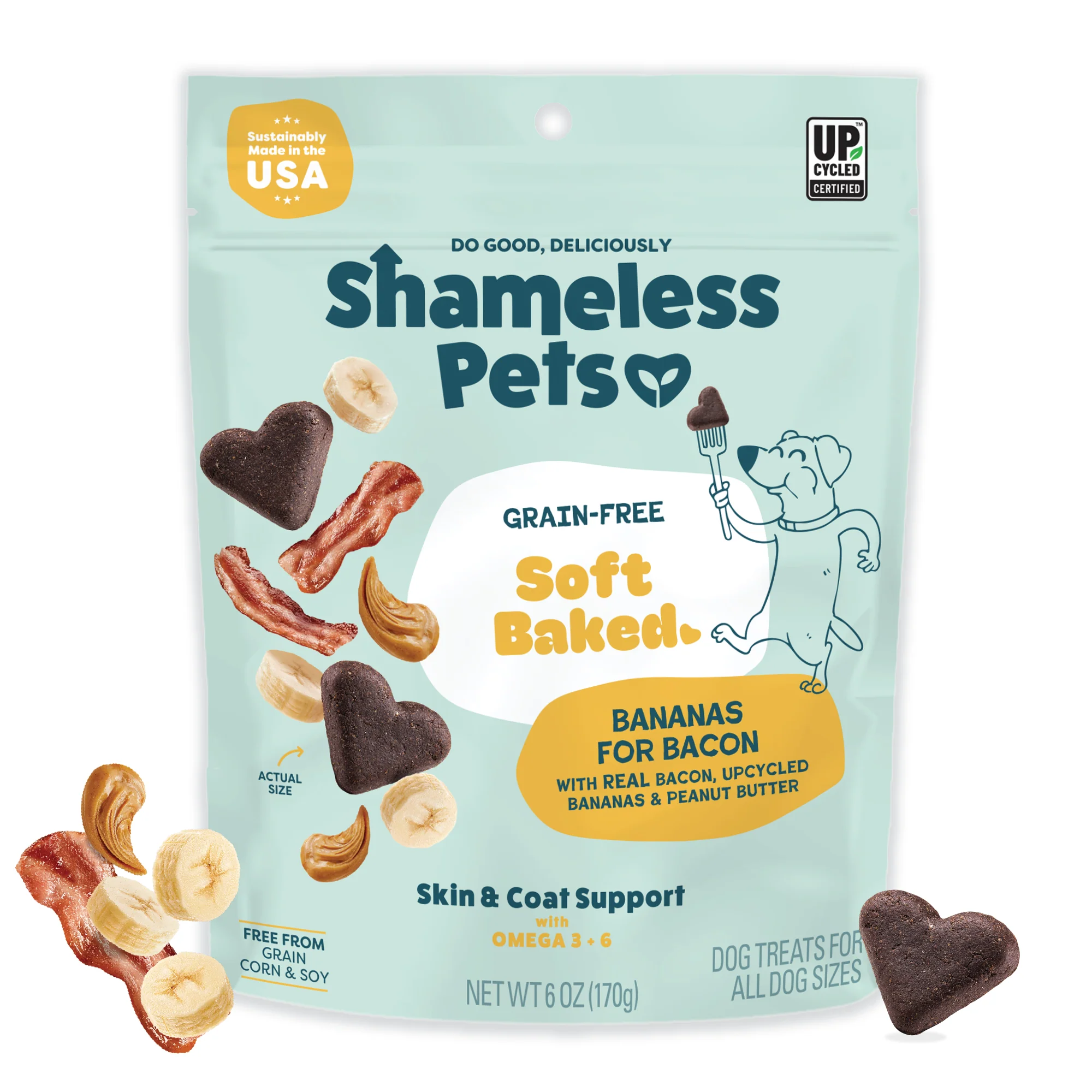 Bananas for Bacon Soft-Baked Dog Treats - Image 2