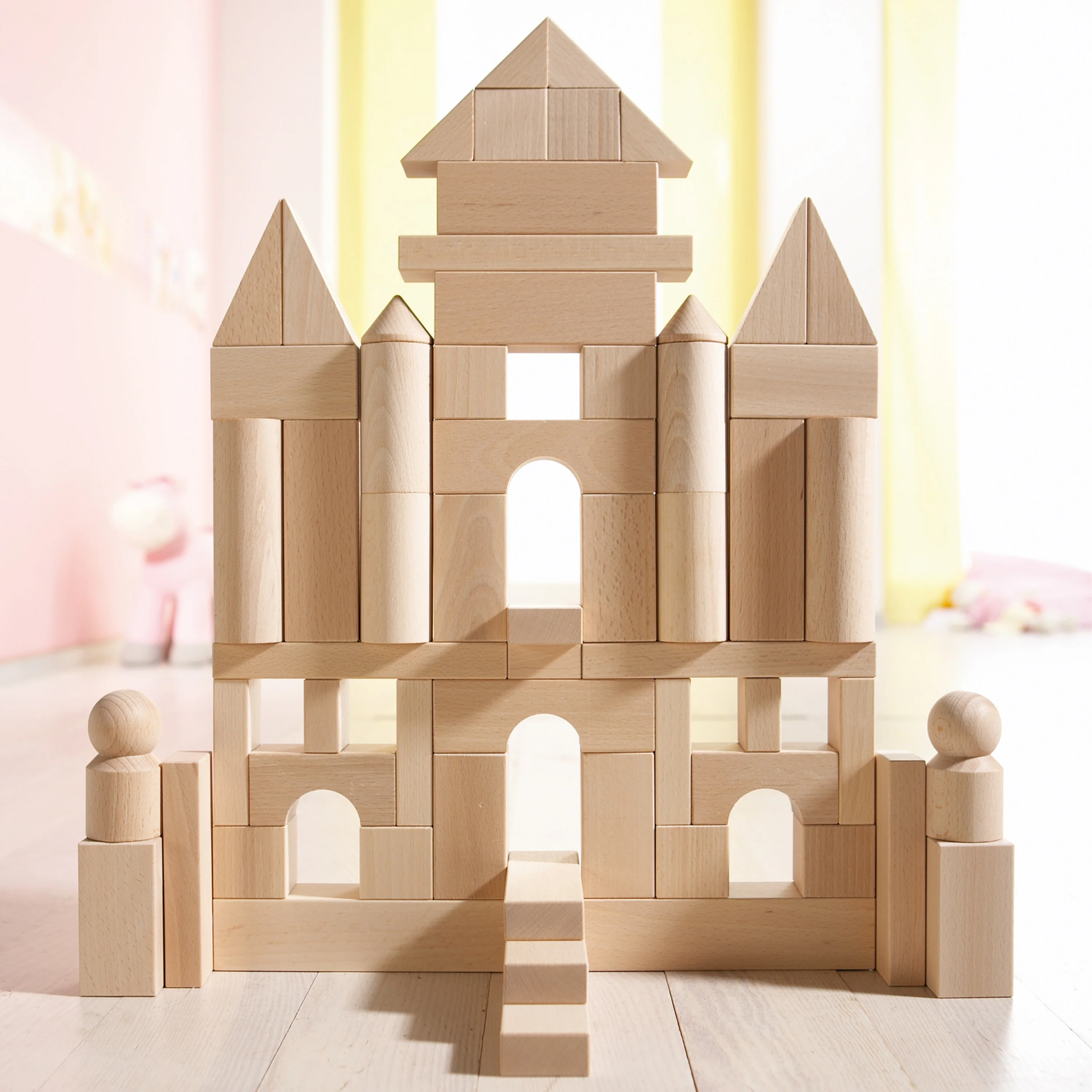 Basic Building Blocks - Large Starter Set made from sustainably sourced wood - Image 3