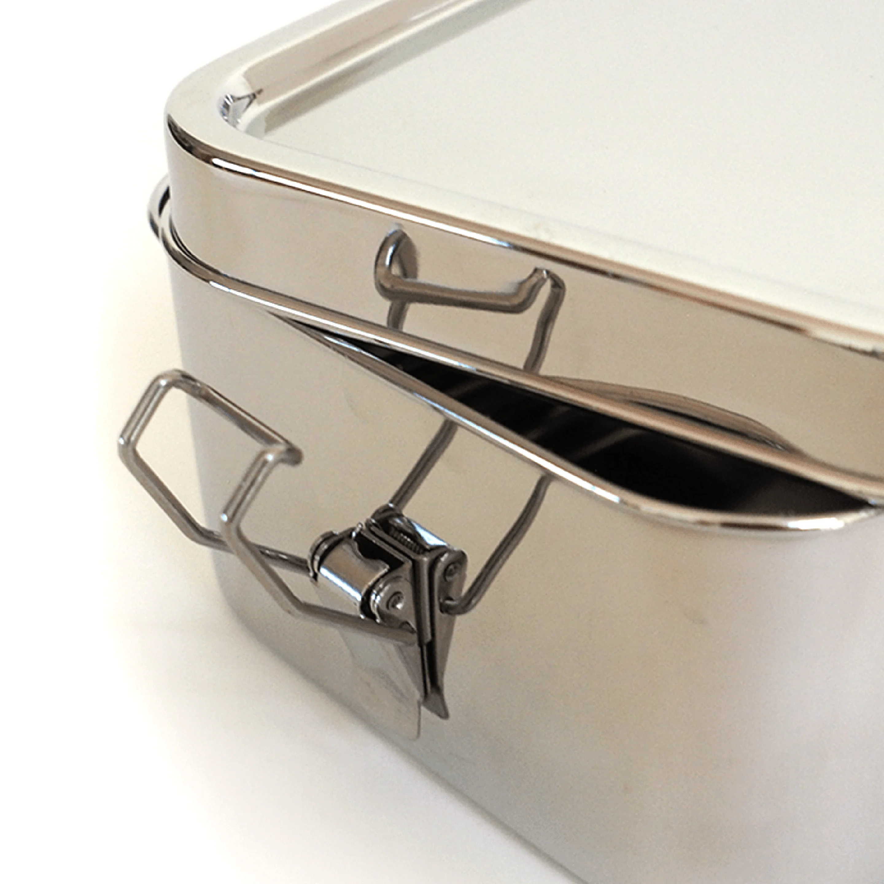 Bento Wet Box™ Stainless Steel Food Container - Large Rectangle - Image 10