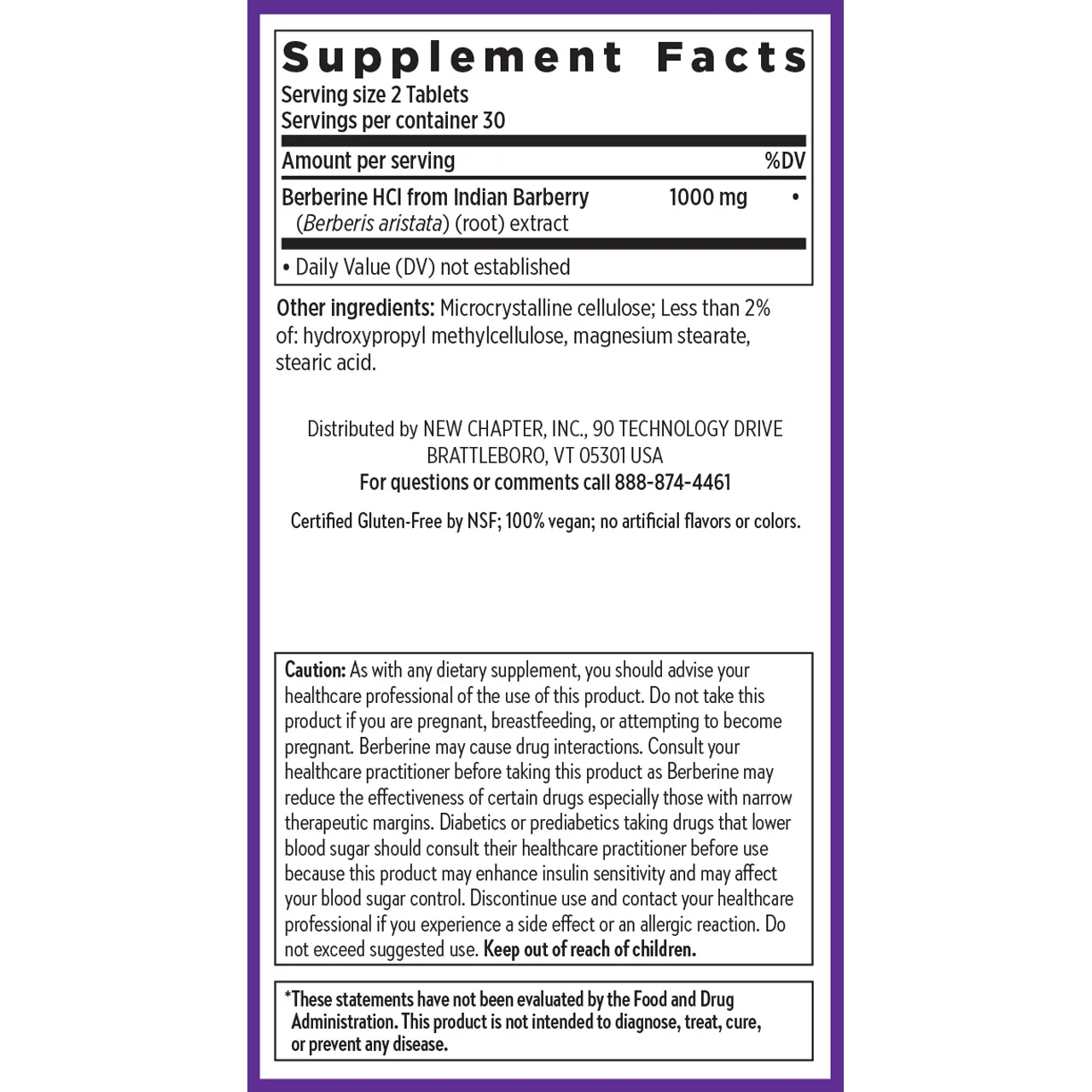 Berberine - 1000mg - Image 2