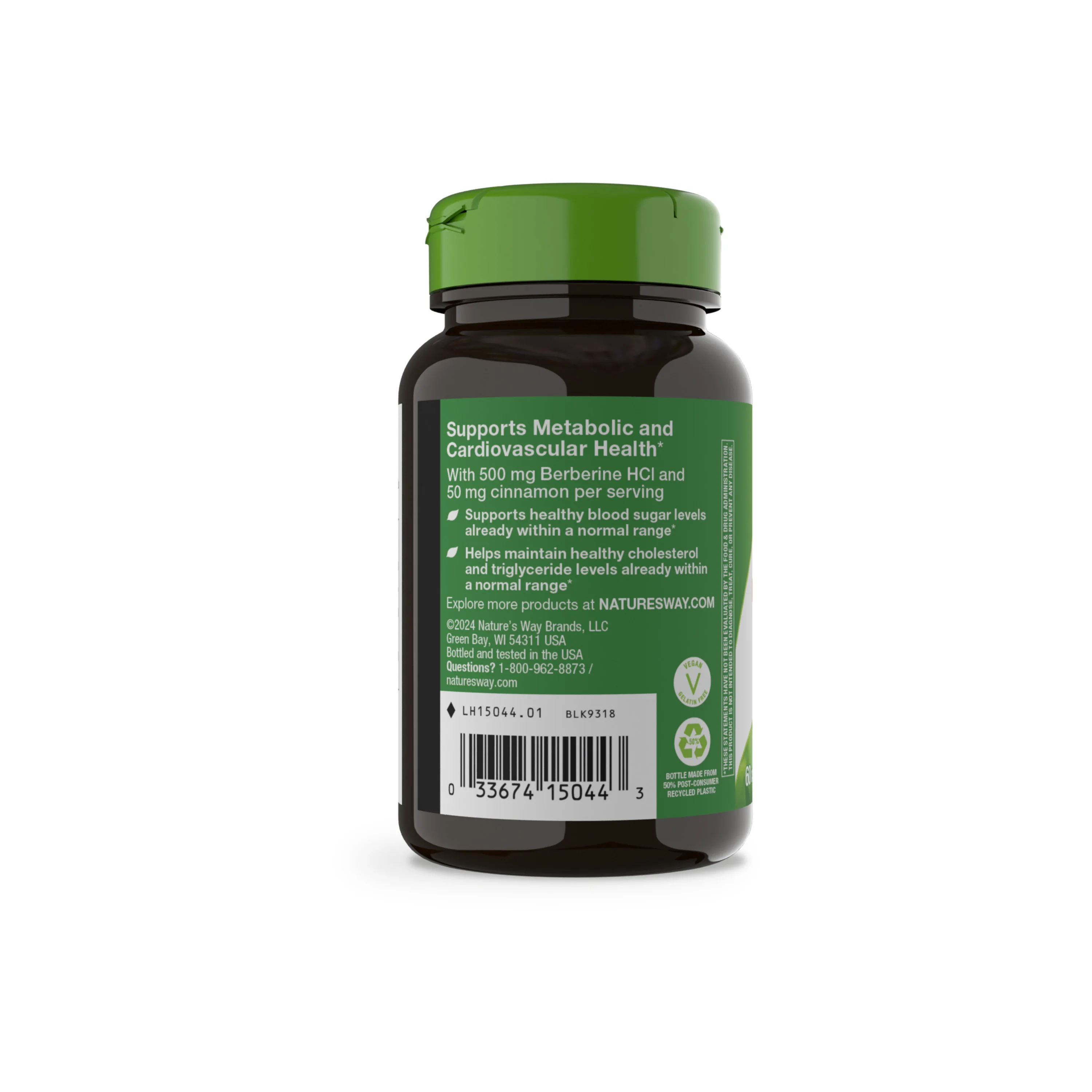 Berberine with Cinnamon, Supports Metabolic & Cardiovascular Health - Image 4