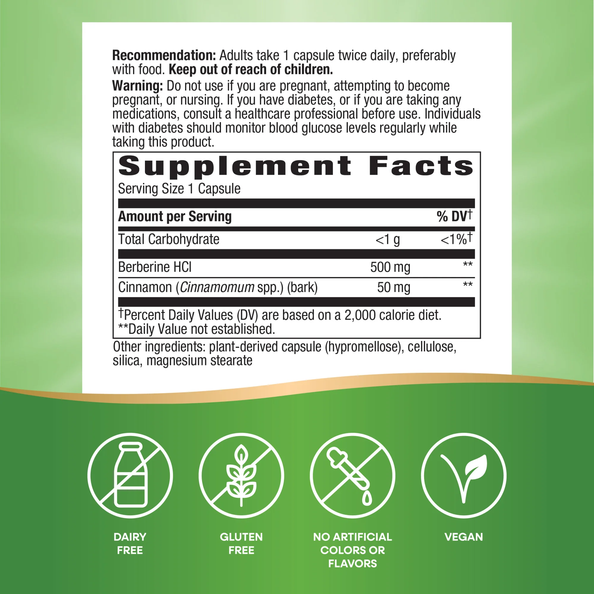 Berberine with Cinnamon, Supports Metabolic & Cardiovascular Health - Image 7