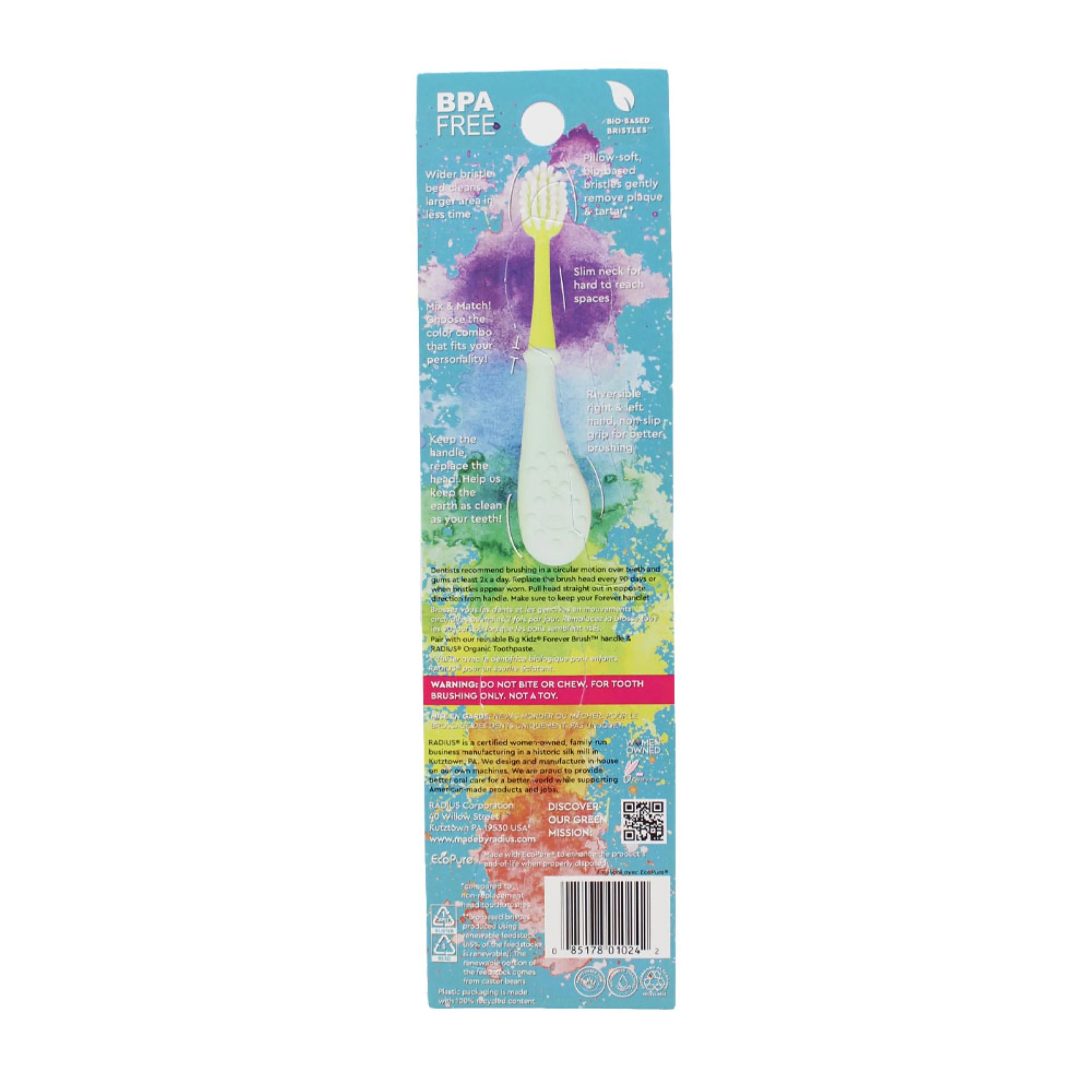 Big Kidz® Forever Brush™ 2 Pack Replacement Heads - Image 4
