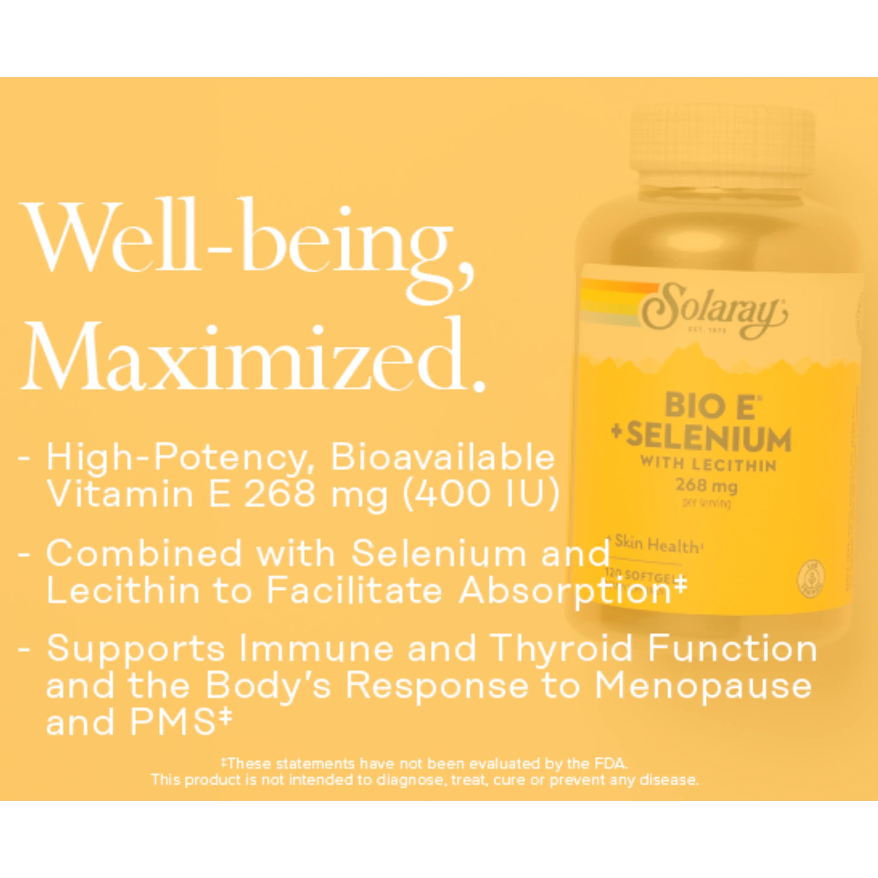 Bio E® + Selenium w Lecithin, 268 mg - Image 4