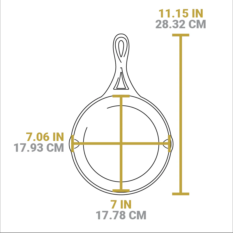 Blacklock Cast Iron Skillet - Triple Seasoned, Lightweight - Image 11